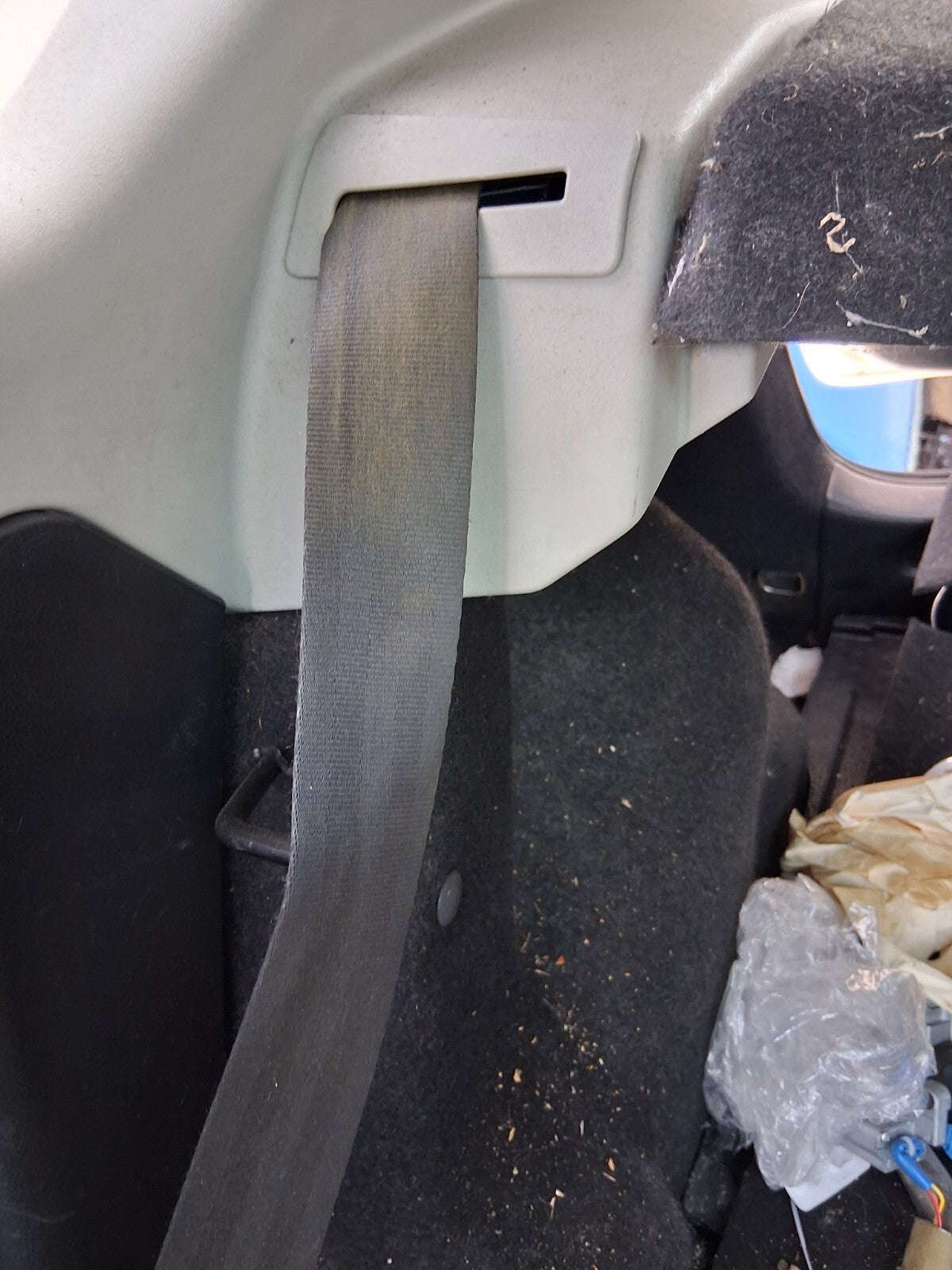 2013 NISSAN QASHQAI J10 OSR DRIVER SIDE REAR RIGHT SIDE SEAT BELT