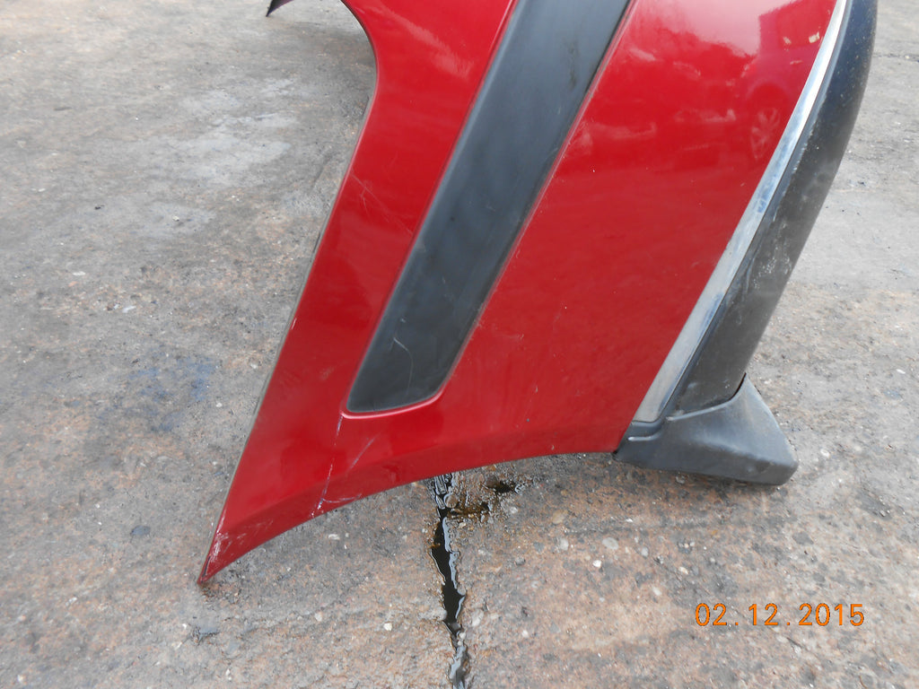 CITROEN C5 2005 FACELIFT COMPLETE REAR BUMPER KKQD ROUGE PROFOND MICA RED