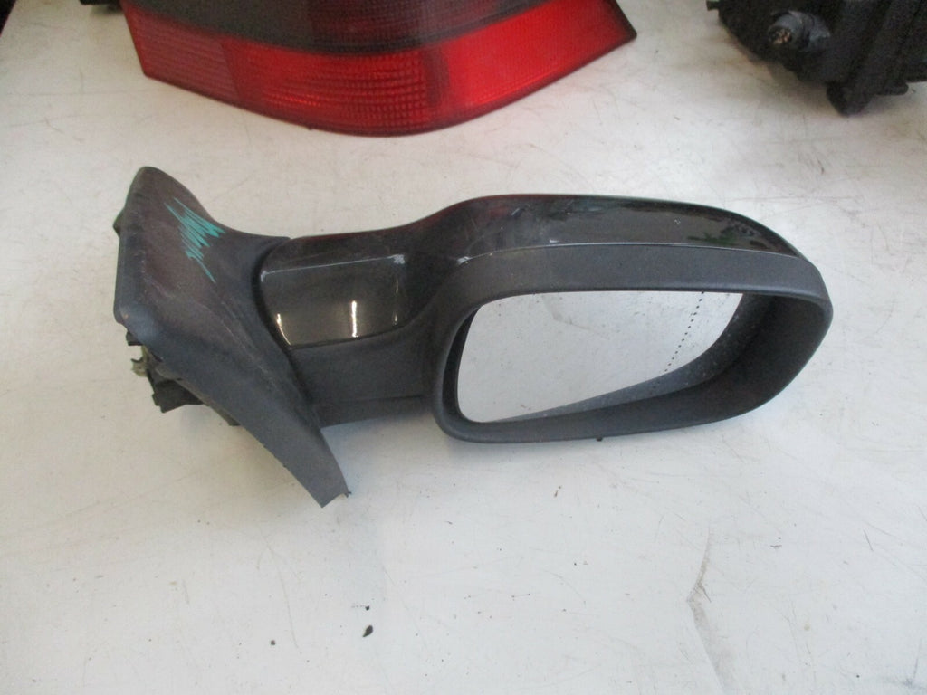 RENAULT MEGANE MK2 2006 OS DRIVER SIDE ELECTRIC DOOR WING DOOR MIRROR BLACK