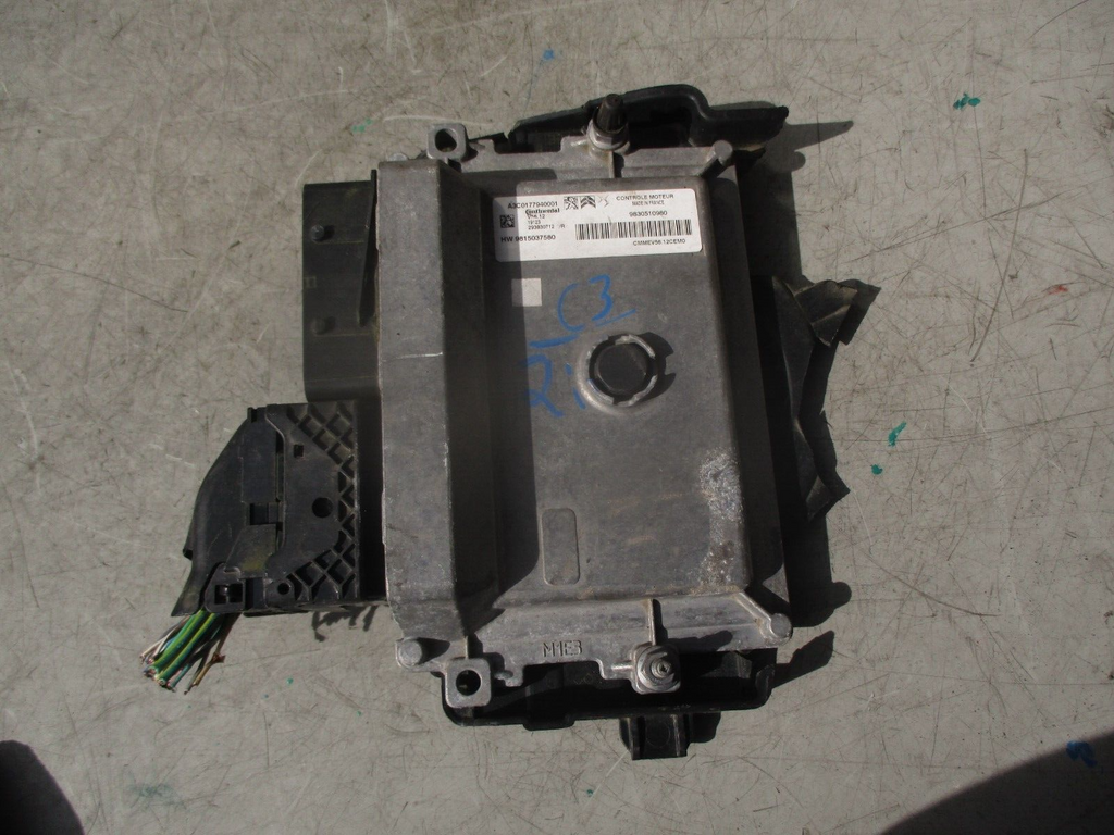 2021 CITROEN C3 1.2 PETROL ENGINE CONTROL UNIT ECU 9830510980