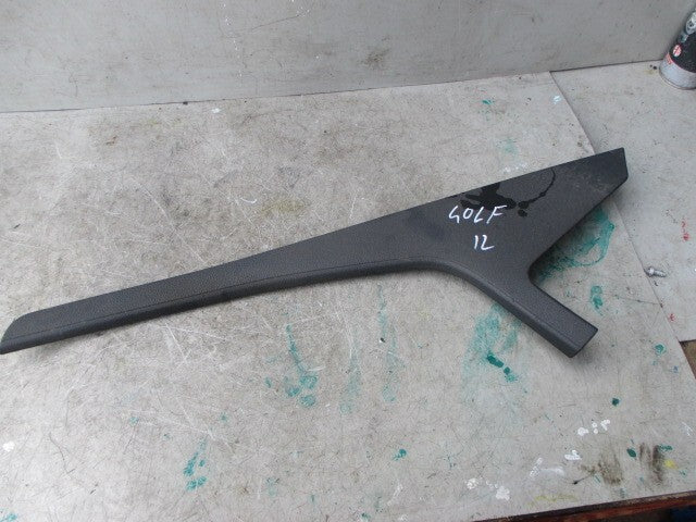 2012 VW GOLF MK7 PASSENGER SIDE INTERIOR LOWER A PILLER TRIM 5G2863483A
