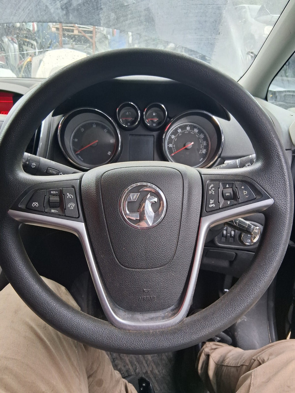 2014 VAUXHALL ZAFIRA TOURER C MK3 MULTIFUNCTIONAL STEERING WHEEL WITHOUT AIRBAG