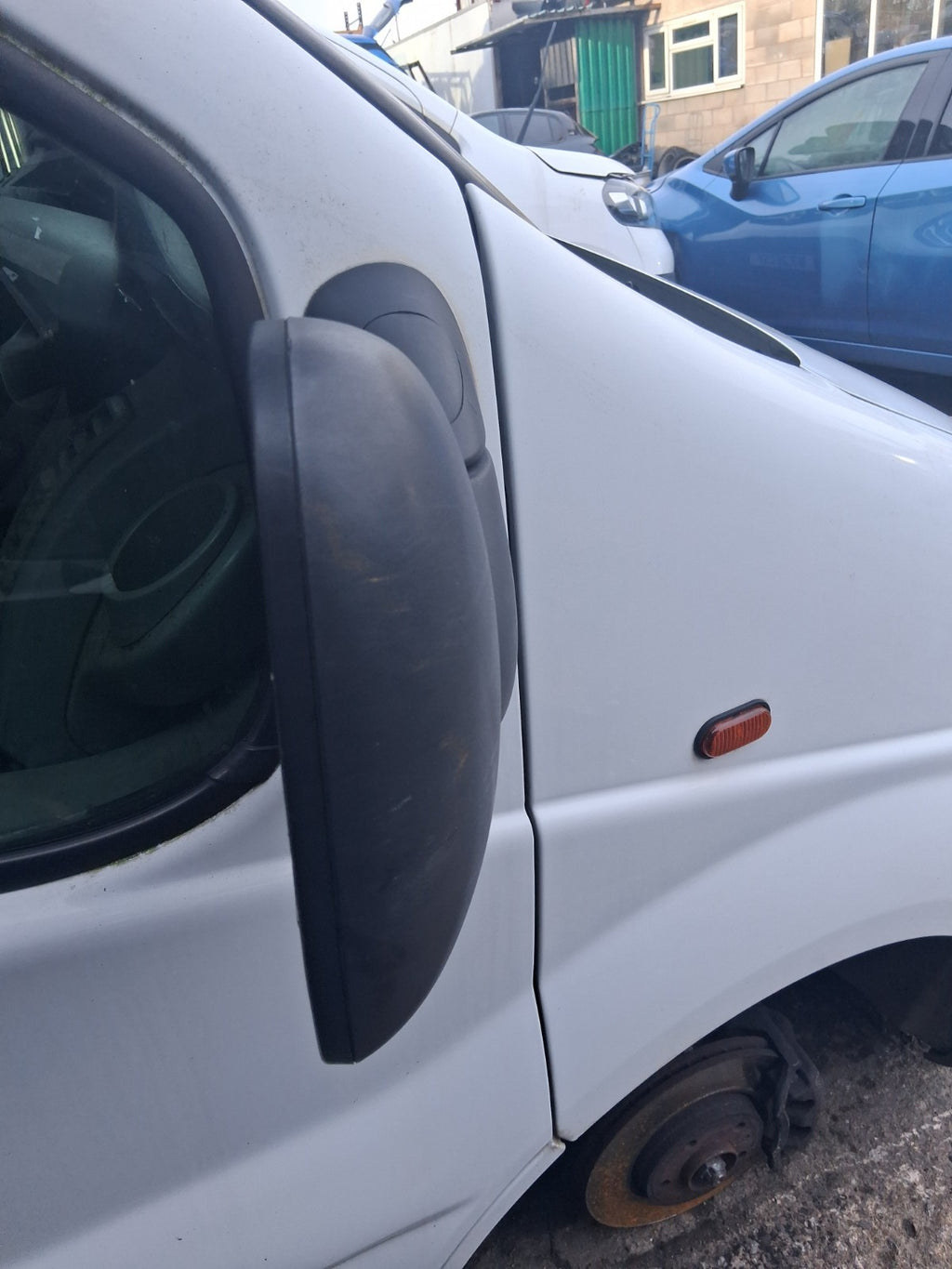 2014 VAUXHALL VIVARO MK1 OSF DRIVER SIDE FRONT RIGHT WING MIRROR BLACK