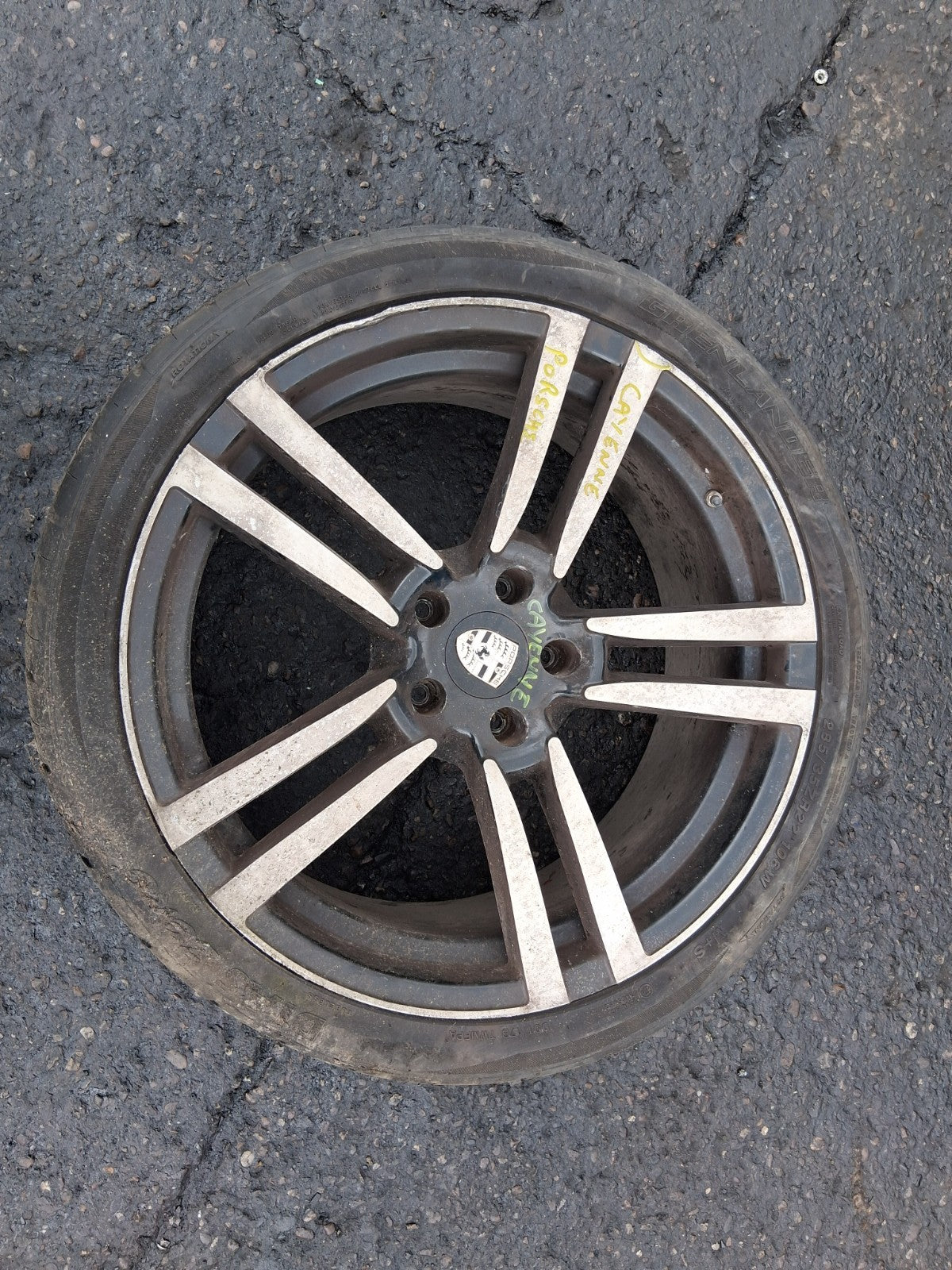 2005 PORSCHE CAYENNE MK1 22 INCH ALLOY WHEEL WITH TYRE 285/35ZR22