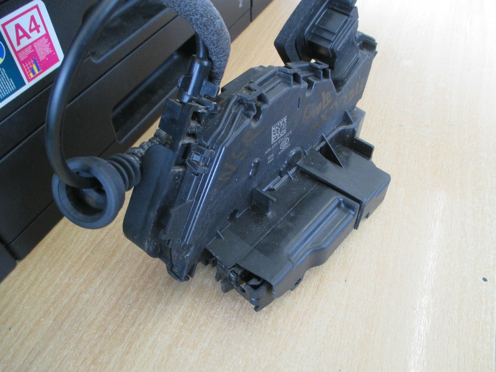 VW VOLKSWAGEN GOLF MK7 2013 NSR PASSENGER REAR DOOR LOCK MECHANISM 5TA839015K