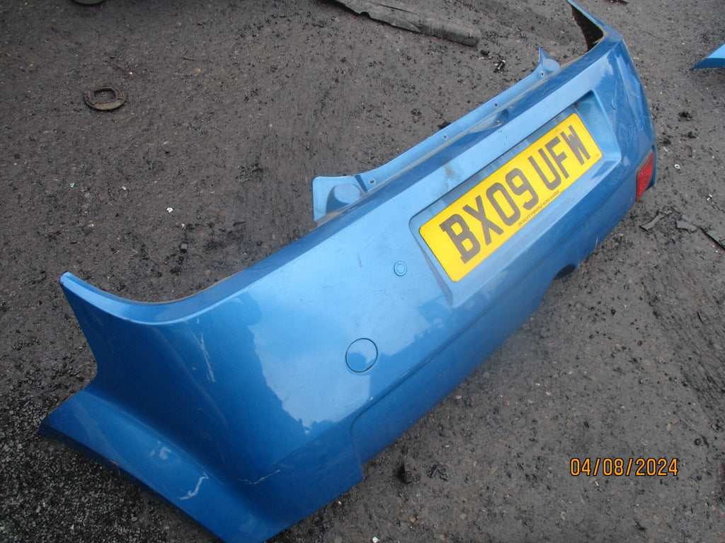 PROTON SAVVY 2009 REAR COMPLETE BUMPER FOG LIGHT BLUE
