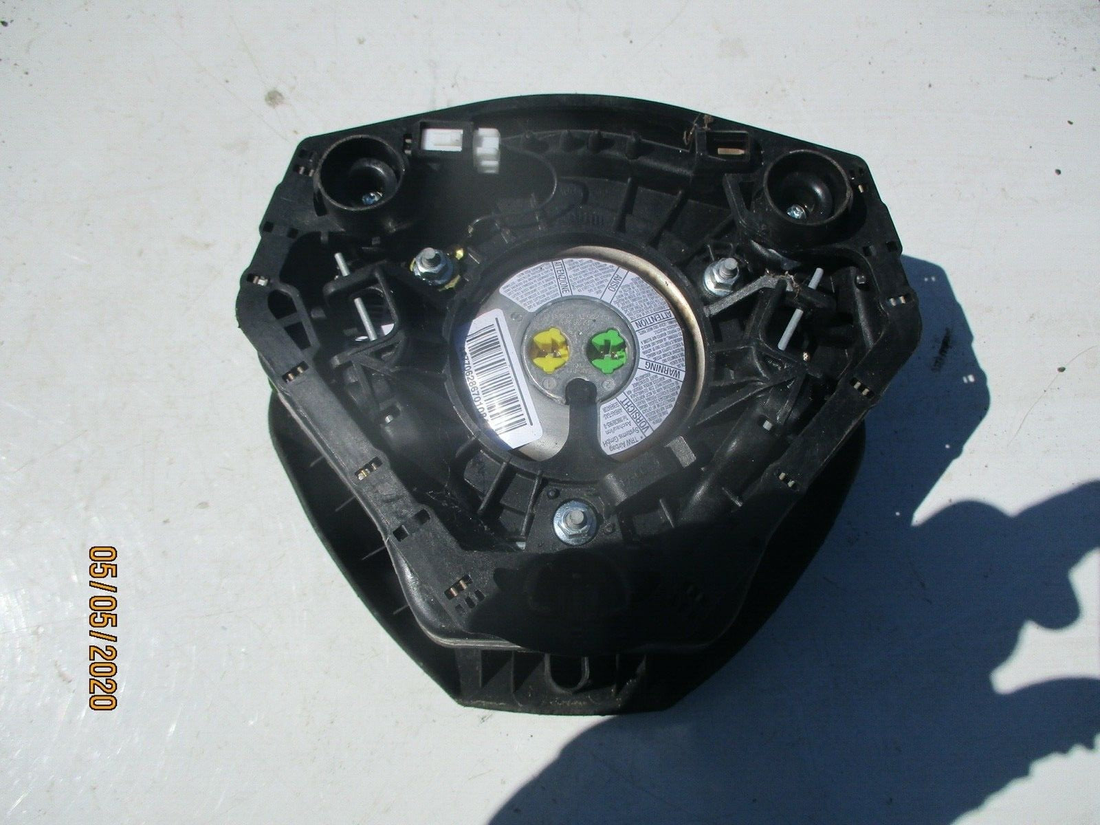 FIAT GRANDE PUNTO 2008 STEERING WHEEL DRIVER SIDE AIRBAG AIR BAG 07354104460
