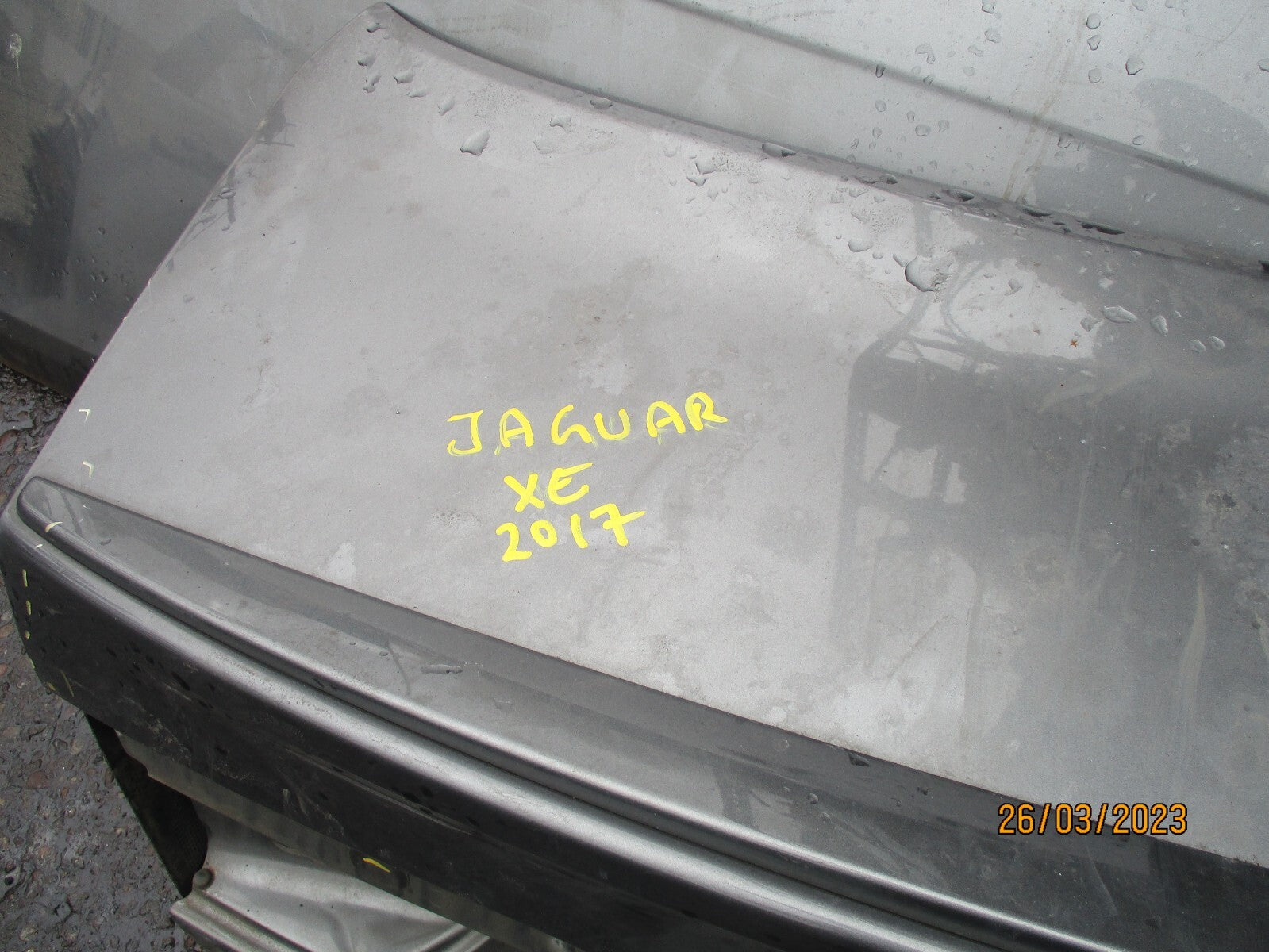 JAGUAR XE 2017 SALOON BARE TAILGATE BOOTLID AMMONITE GREY