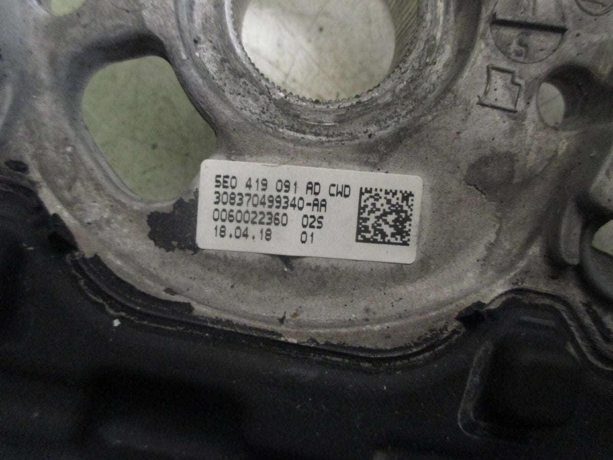 SKODA OCTAVIA MK3 2018 3 SPOKE LEATHER STEERING WHEEL 5E0419091AD