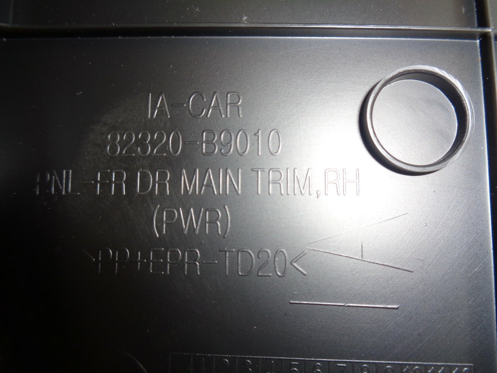 HYUNDAI i10 2016 MK2 OSF DRIVER SIDE FRONT DOORCARD  WITH WINDOW SWITCHES