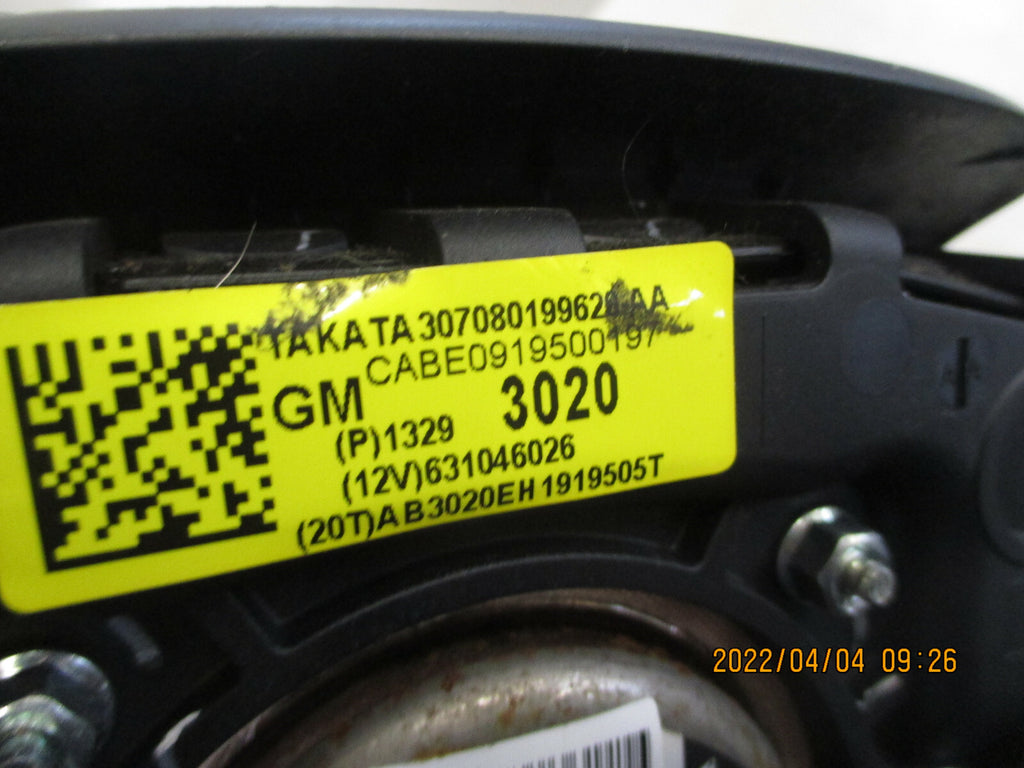CHEVROLET CRUZE 2009-15 STEERING WHEEL SAFETY BAG 13293020