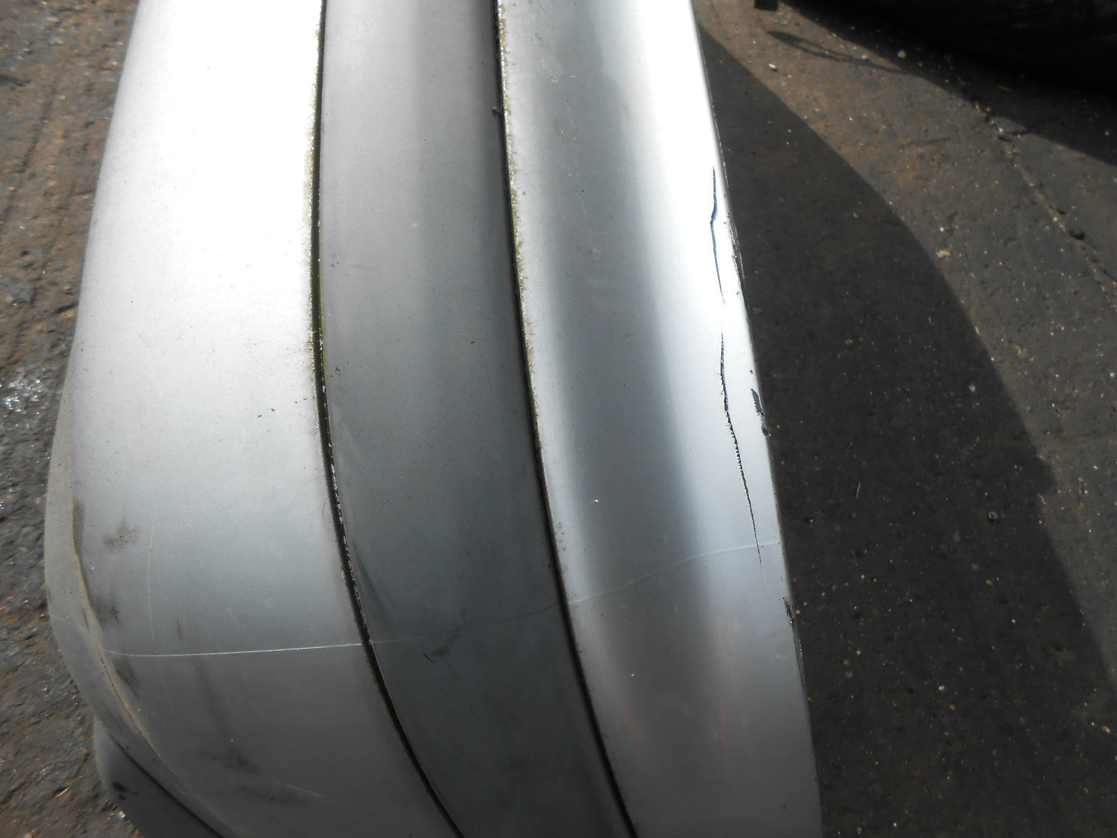 HONDA ACCORD MK6 2000 COMPLETE REAR PLASTIC BUMPER SILVER