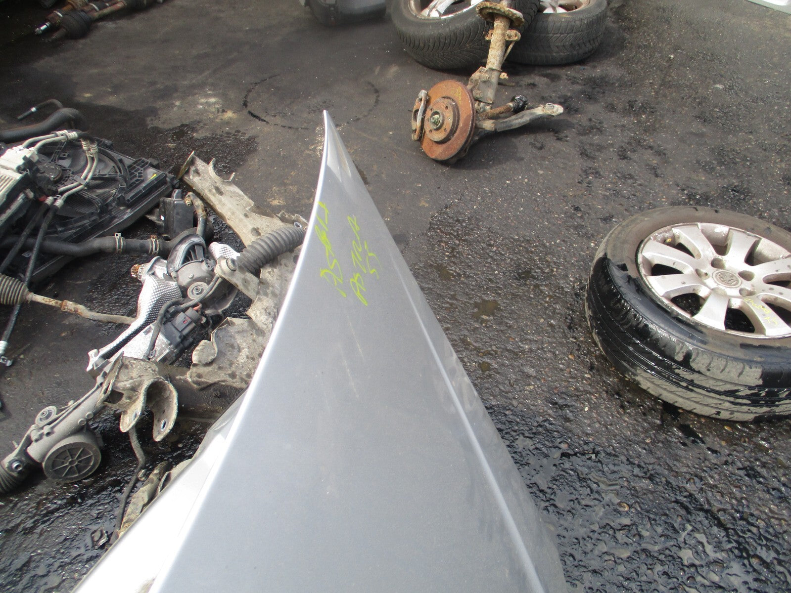 VAUXHALL ASTRA H 2008 5 DOOR FRONT BONNET HOOD PANEL SILVER Z157
