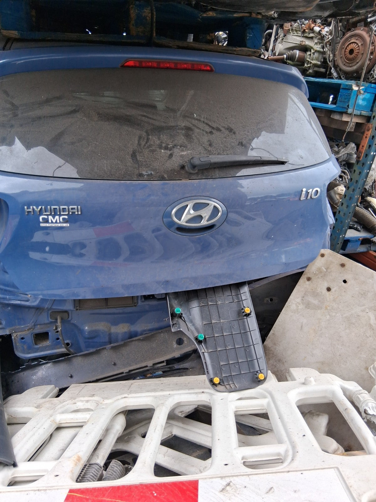 2017 HYUNDAI i10 MK2 BARE TAILGATE BOOTLID BLUE X3U