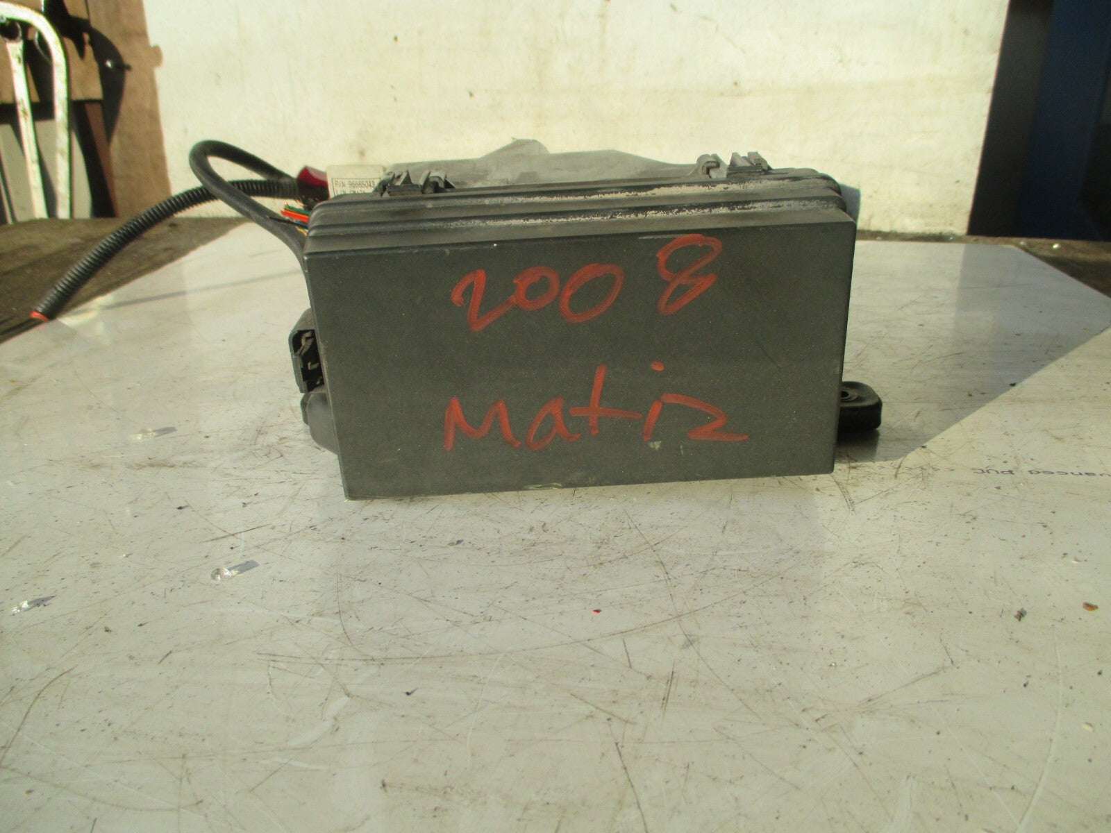 CHEVROLET MATIZ 2008 MK2 FUSE BOX