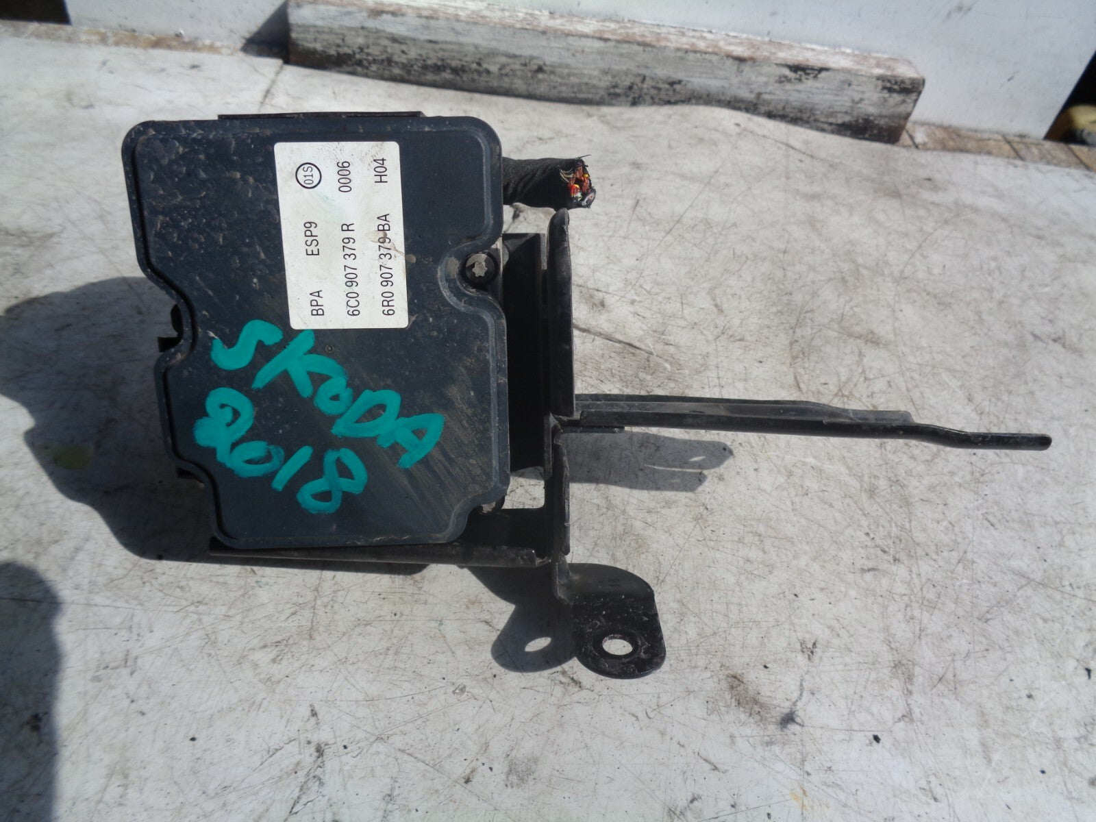 SKODA FABIA 2018 MK3 NJ 1.0 PETROL ABS BRAKE PUMP 6C0907379R