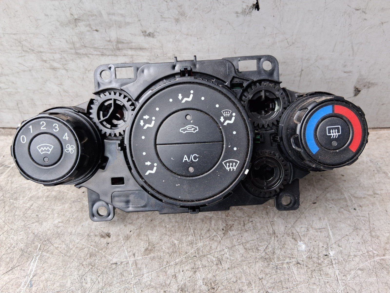 2009 FORD FIESTA MK7 AC HEATER CLIMATE CONTROL SWITCH PANEL 8A6119980BE