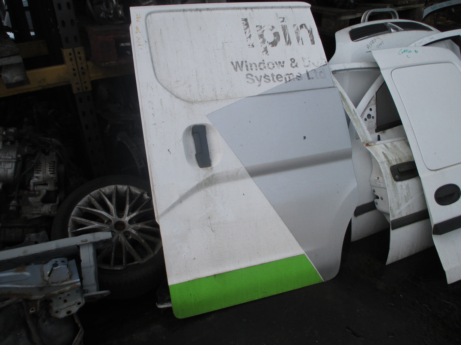 NISSAN NV200 2016 NSR PASSENGER SIDE REAR SLIDING DOOR