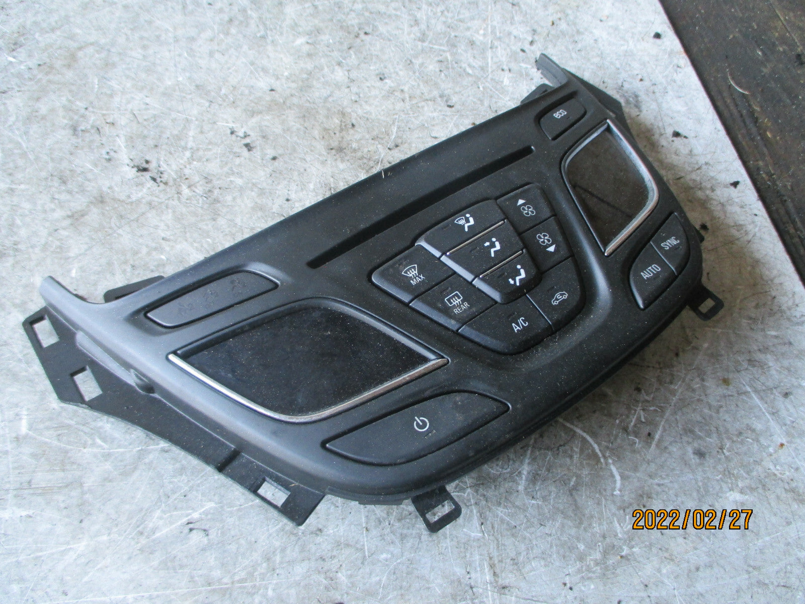 VAUXHALL INSIGNIA 2014 DIGITAL HEATER AC CLIMATE CONTROL PANEL 26202377