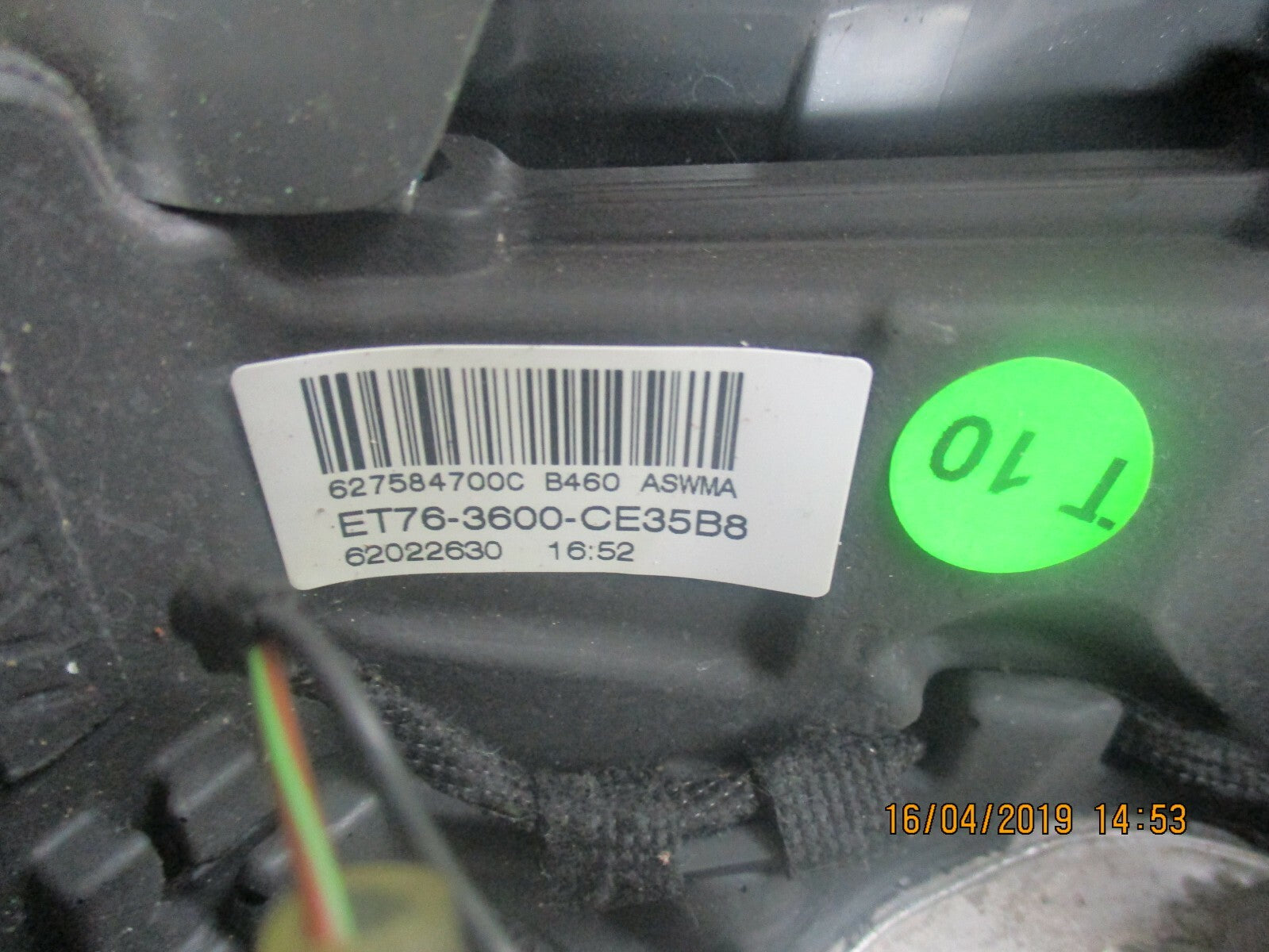 FORD TRANSIT COURIER MULTI FUNCTIONAL STEERING WHEEL ET763600CE