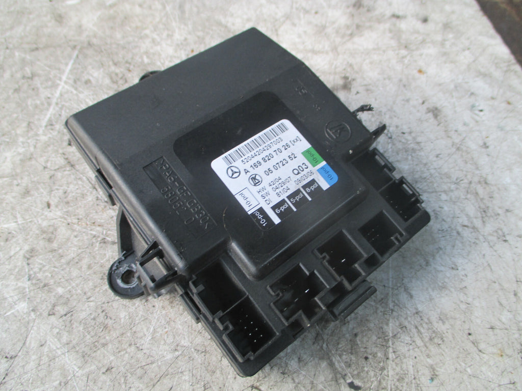 MERCEDES BENZ A CLASS W169 2006 OSF DRIVER FRONT DOOR CONTROL MODULE A1698207026