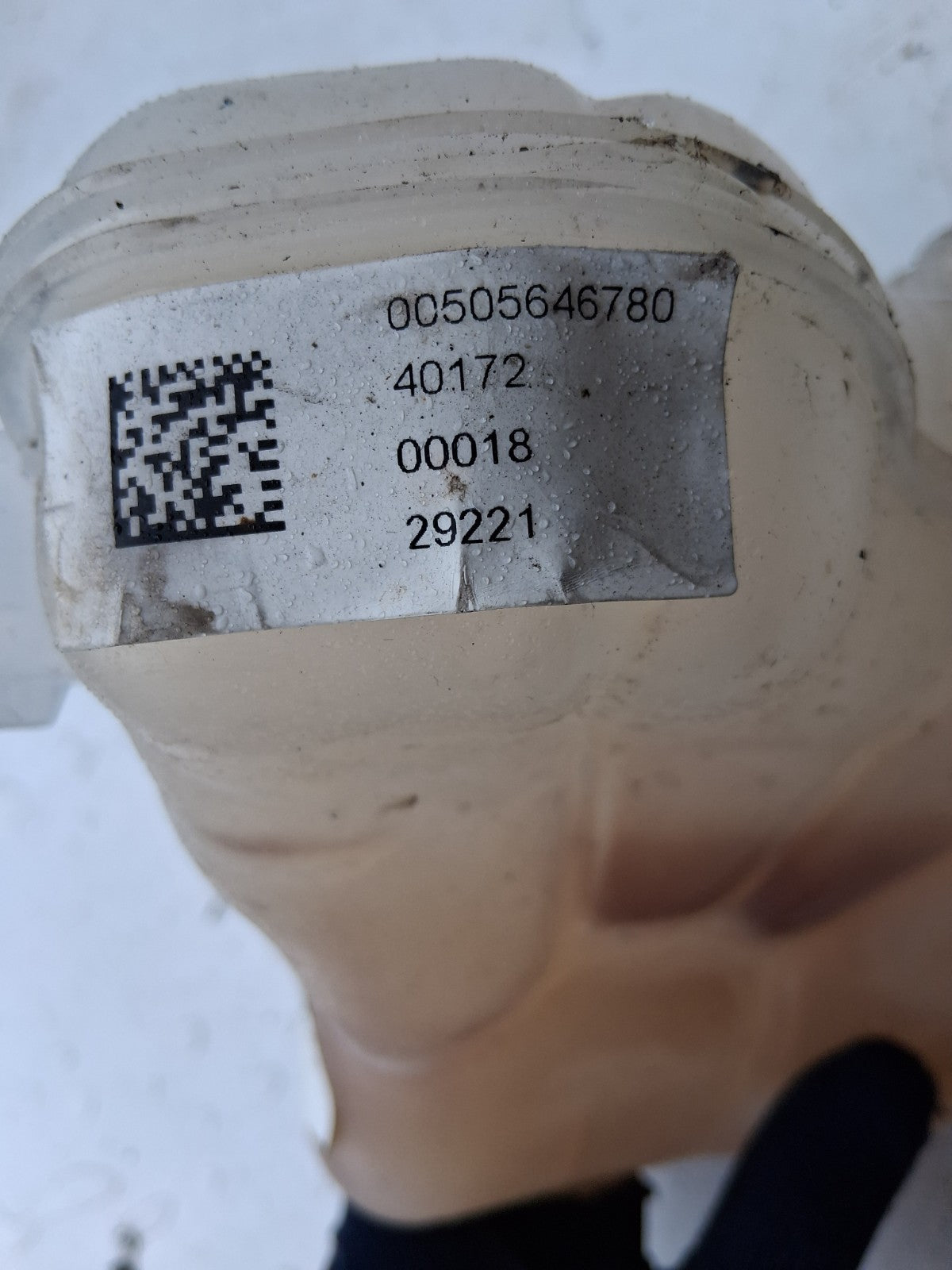 2022 ALFA ROMEO STELVIO 949 4Q COOLANT WATER EXPANSION OVERFLOW TANK 00505646780
