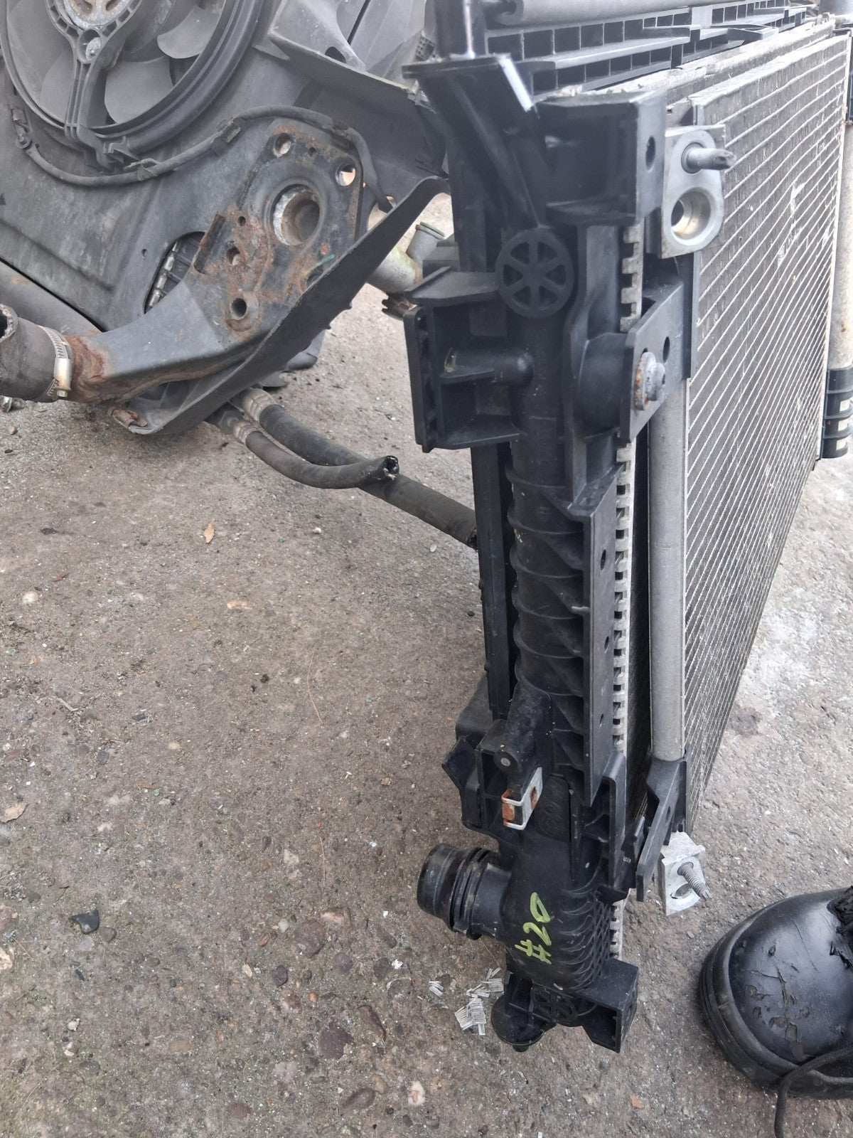 2021 VAUXHALL VIVARO MK3 1.5 DIESEL RADIATOR RAD PACK 9675747980