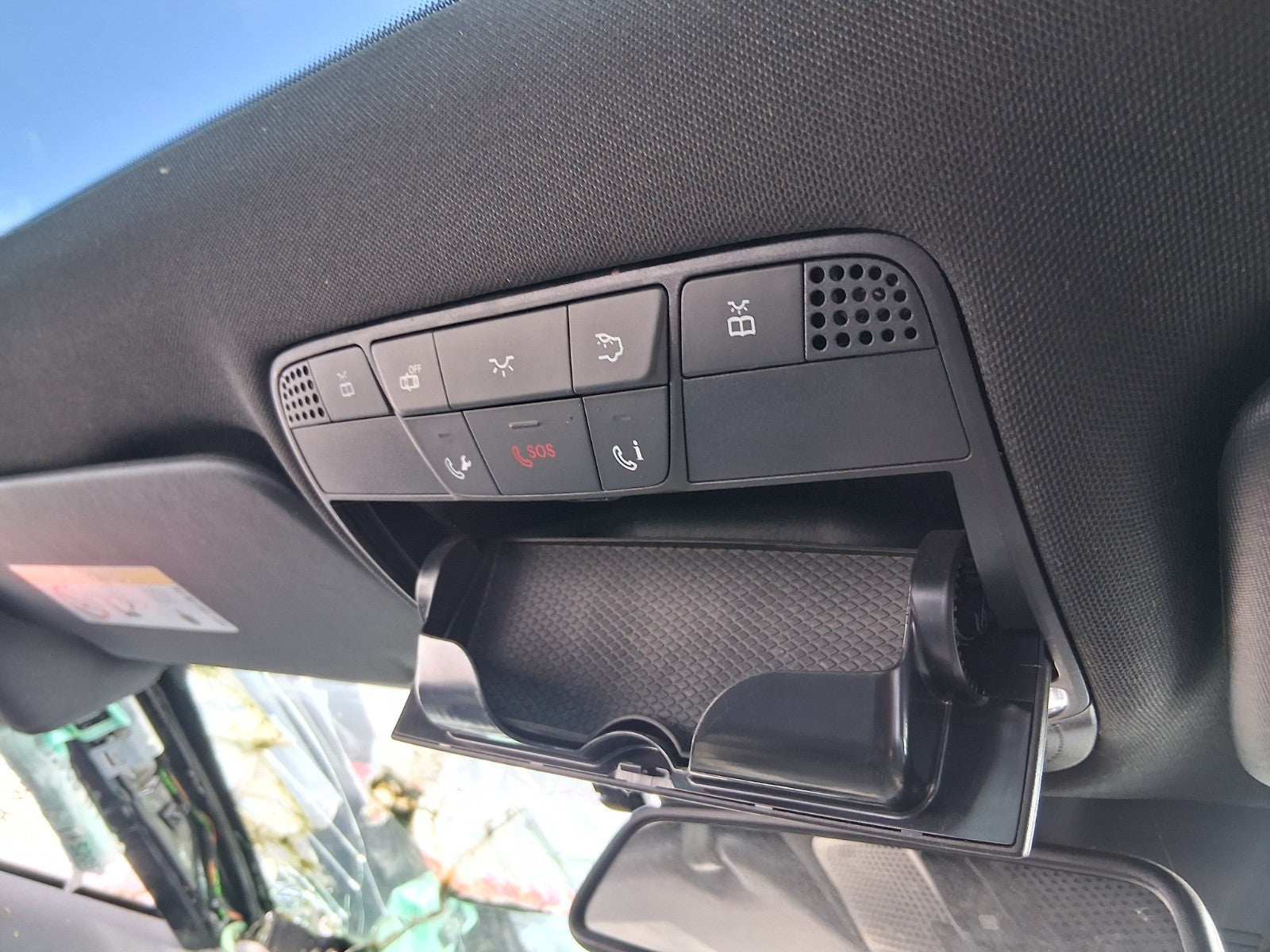 2016 MERCEDES C CLASS W205 FRONT INTERIOR ROOF READING COURTESY LIGHT PANEL