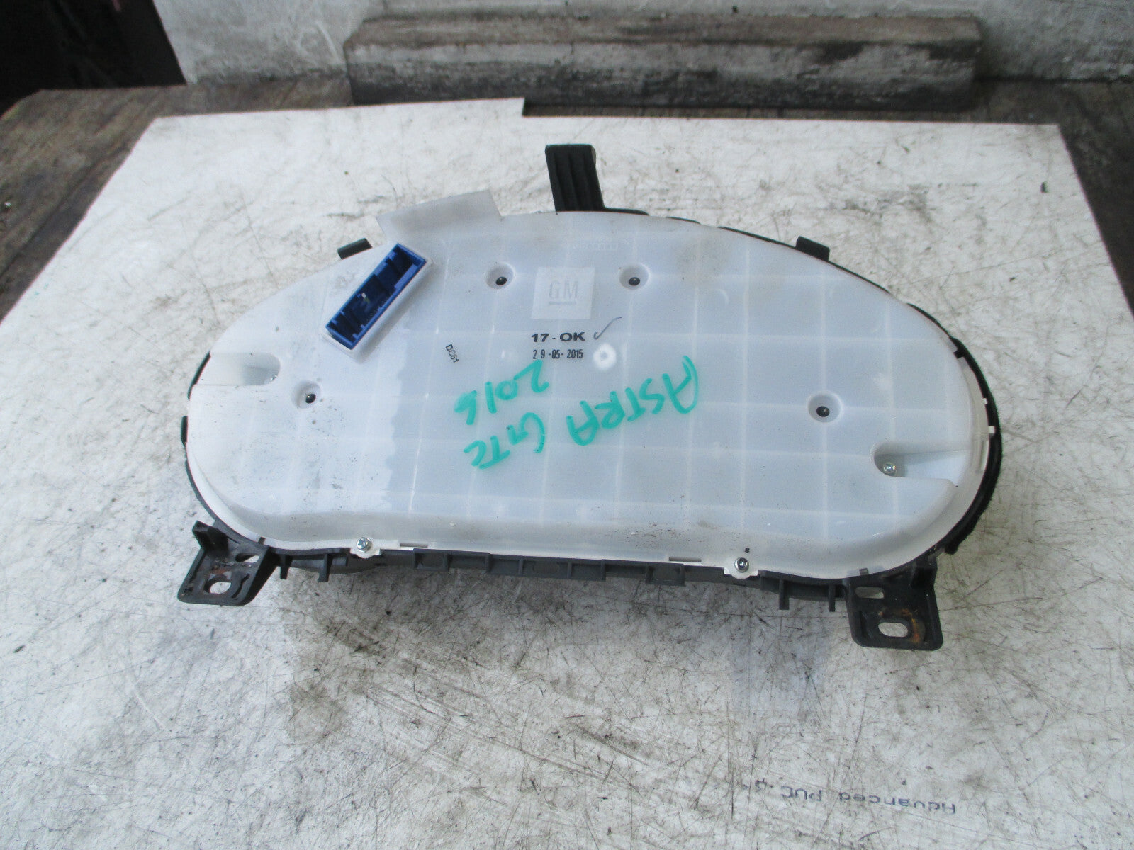 VAUXHALL ASTRA GTC 2016 1.4 PETROL SPEEDO INSTRUMENT CLUSTER 13460588 BA1X