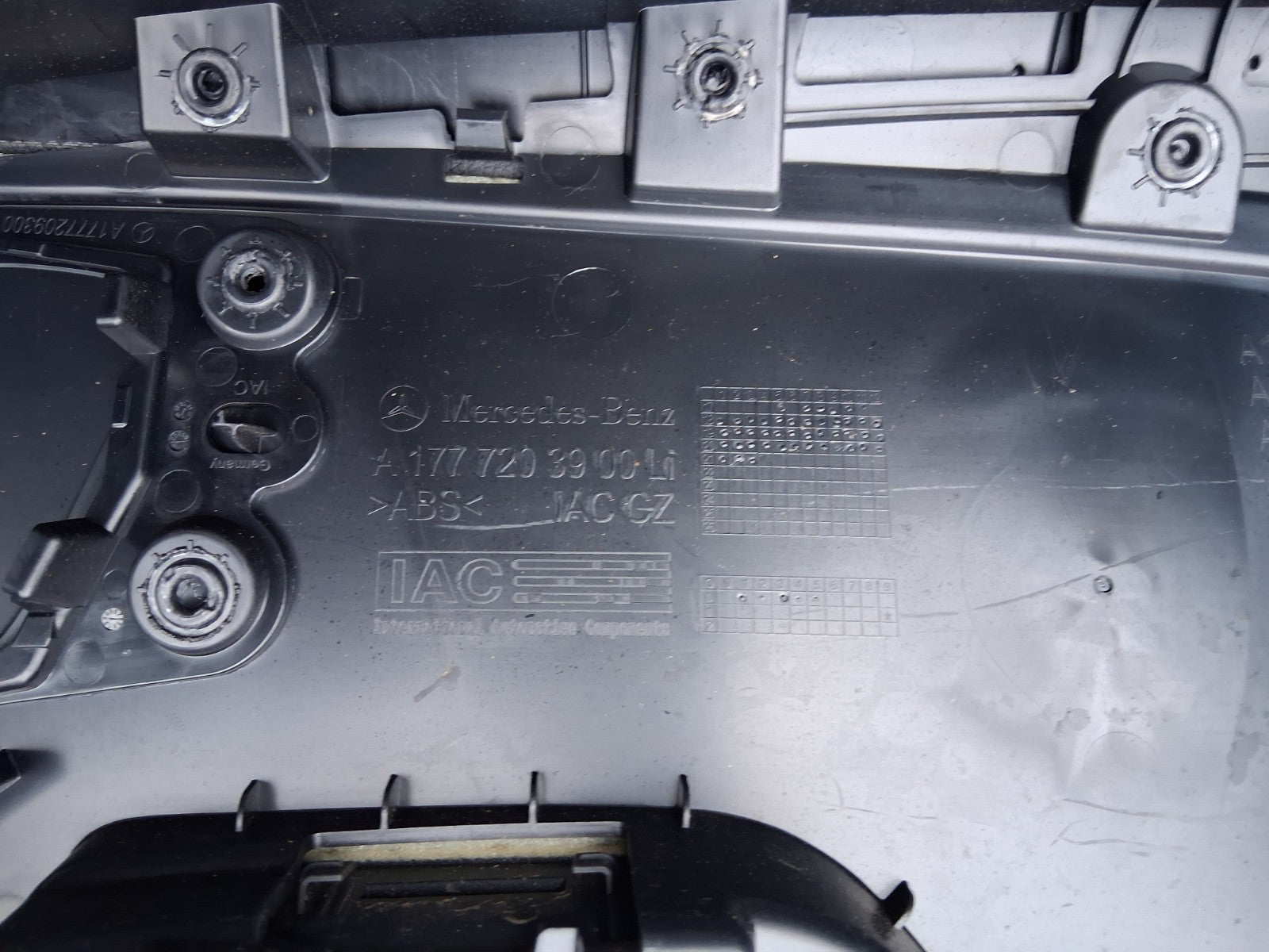 2021 MERCEDES A CLASS SALOON V177 NSF PASSENGER FRONT LEFT DOOR CARD A1777203900
