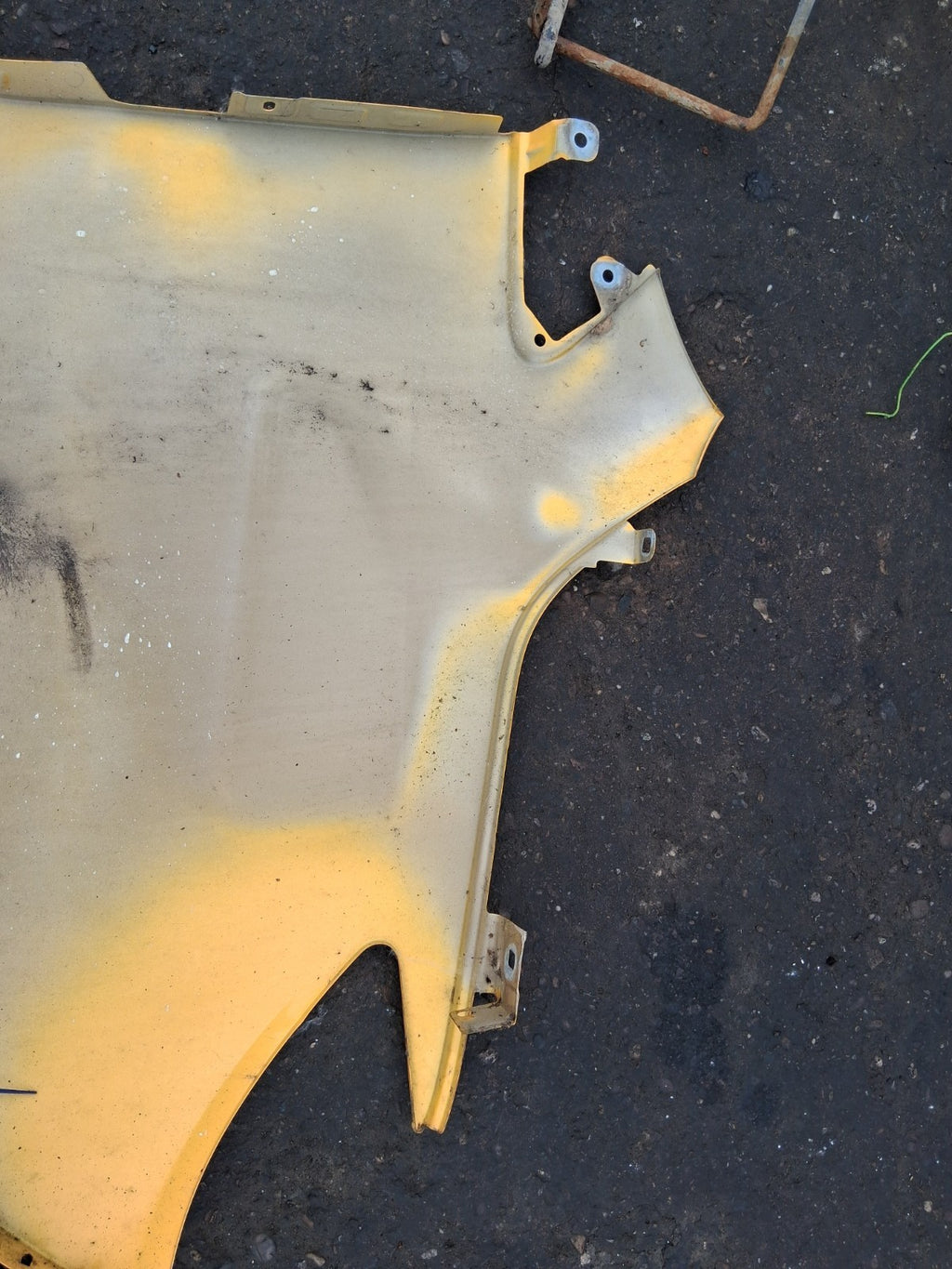 2019 MERCEDES SPRINTER W907 NSF PASSENGER SIDE FRONT LEFT WING PANEL ORANGE