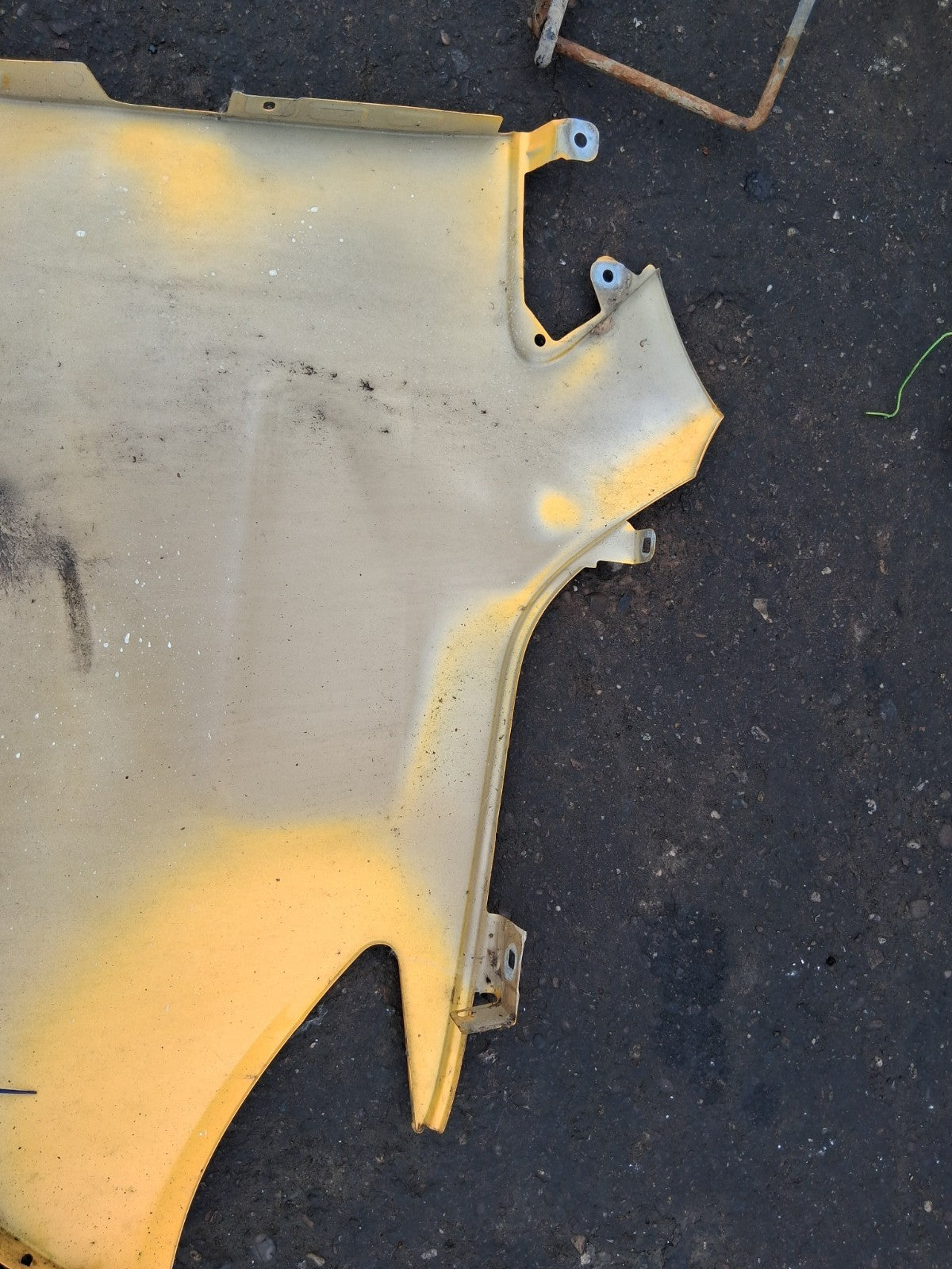 2019 MERCEDES SPRINTER W907 NSF PASSENGER SIDE FRONT LEFT WING PANEL ORANGE