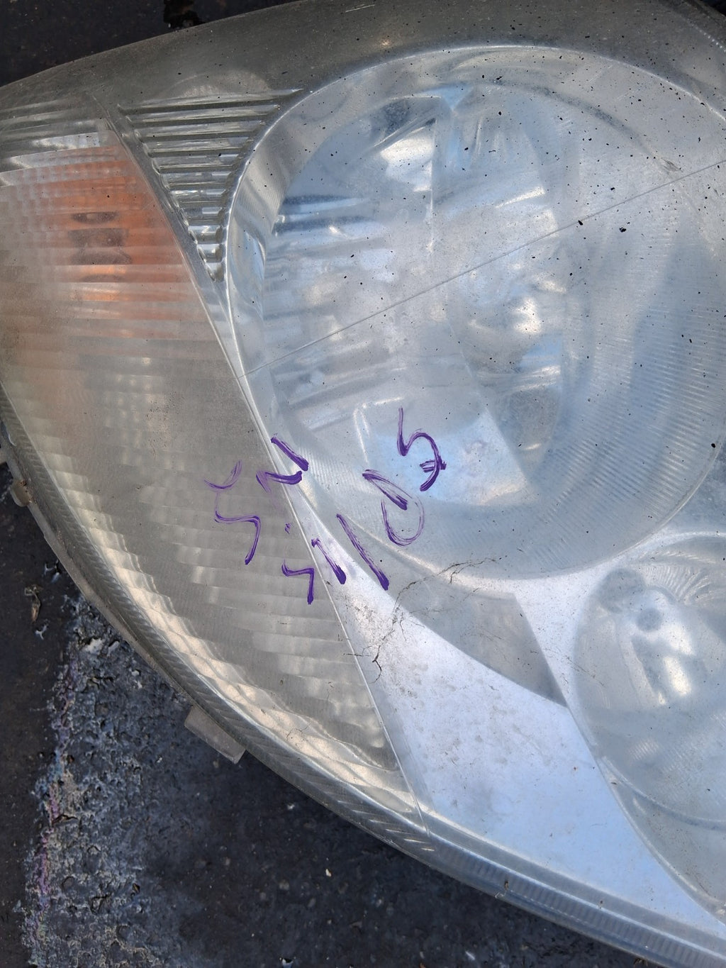 2016 MERCEDES SPRINTER W906 NSF PASSENGER SIDE FRONT LEFT HEADLIGHT A9068200361