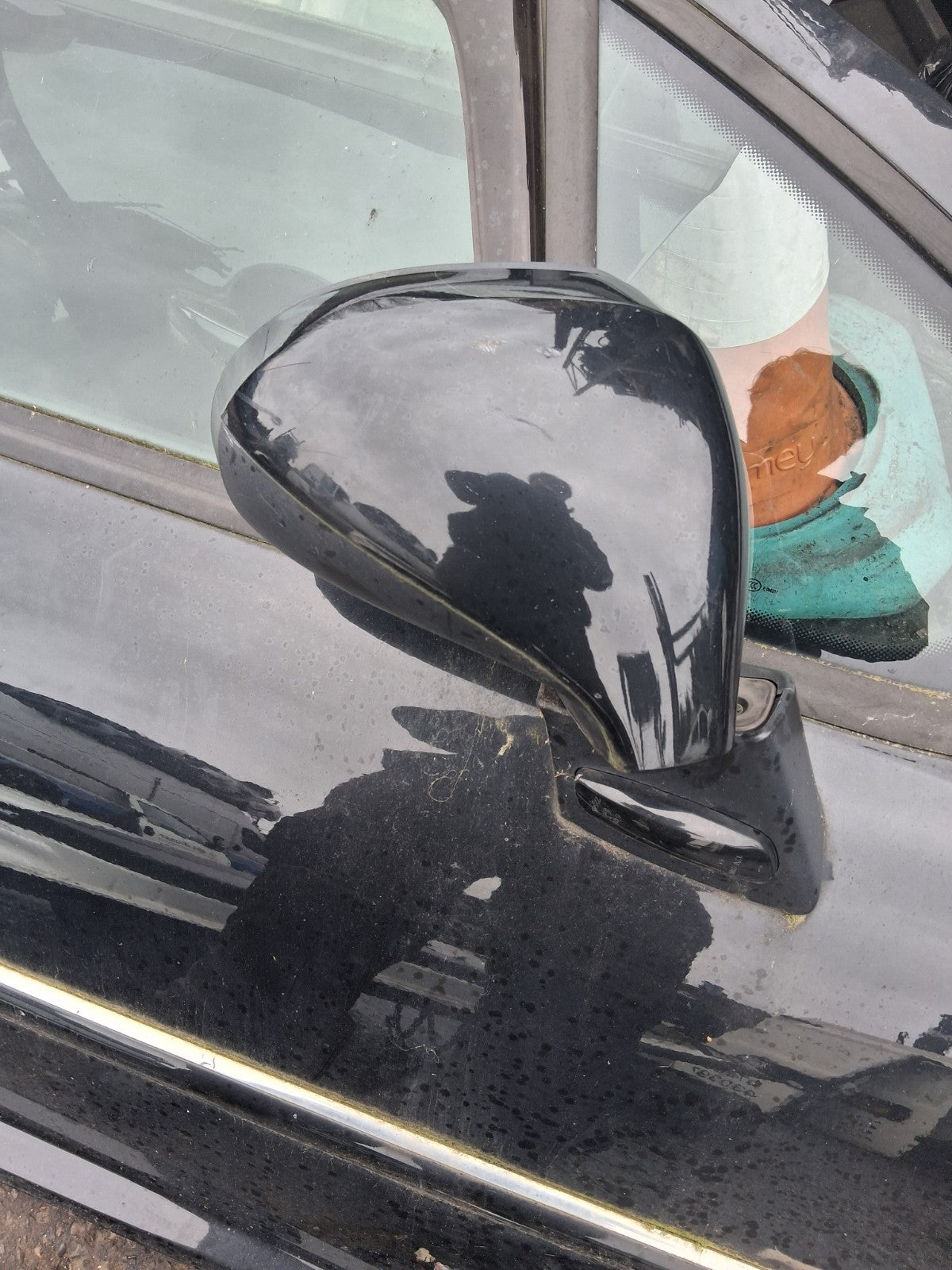 2012 PEUGEOT 207 OSF DRIVER SIDE FRONT RIGHT COMPLETE DOOR WITH WING MIRROR