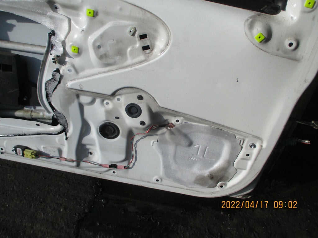PEUGEOT 107 2007 NSF FRONT PASSENGER SIDE COMPLETE DOOR