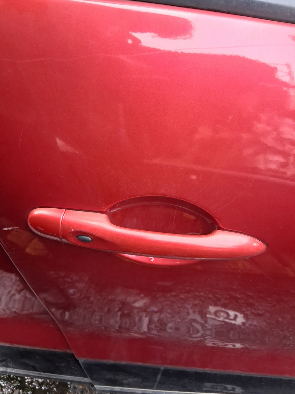 2013 RENAULT CLIO X98 MK4 OSF DRIVER SIDE FRONT RIGHT BARE DOOR RED
