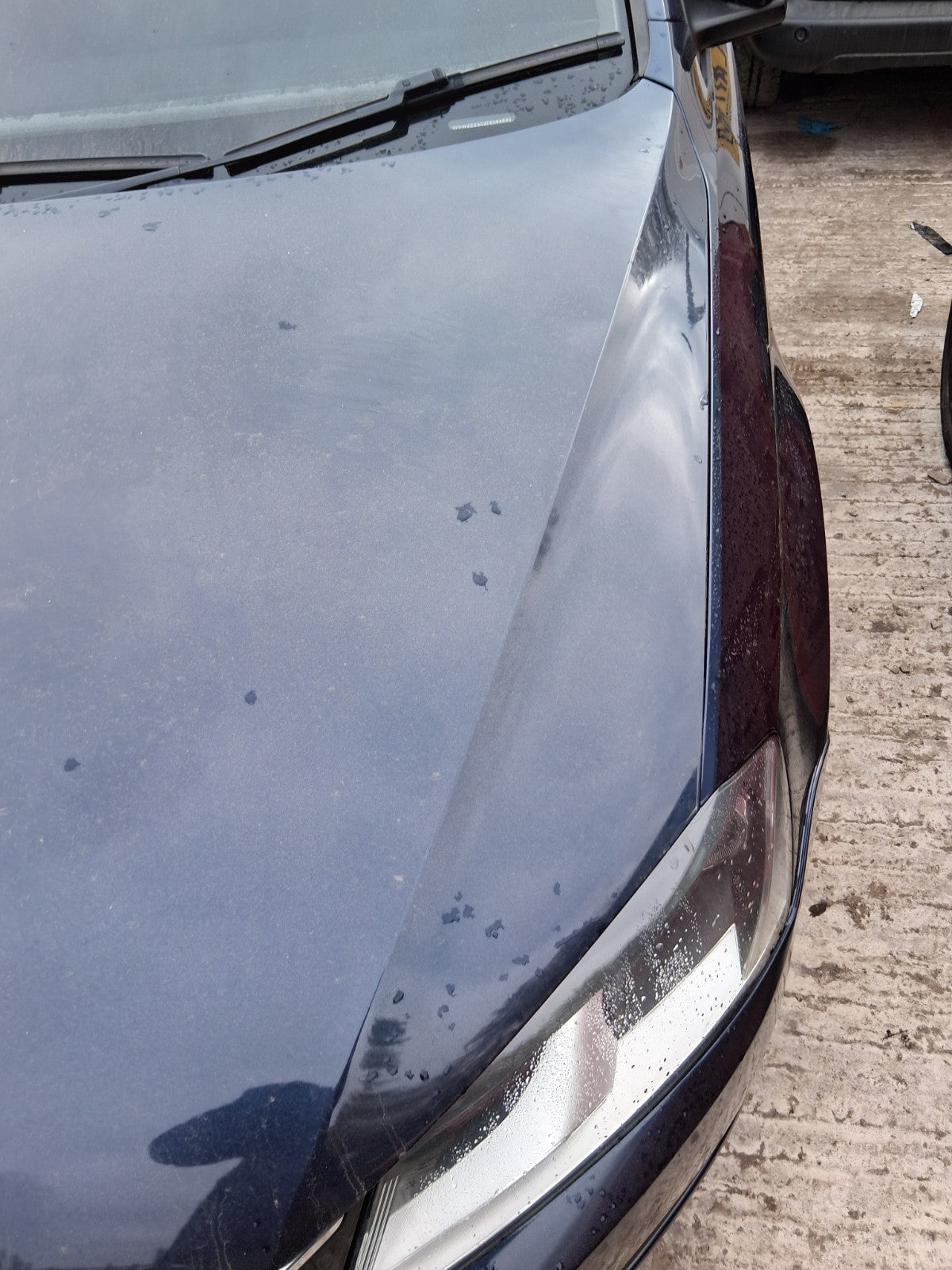 2014 VW VOLKSWAGEN PASSAT B7 SALOON FRONT BONNET HOOD PANEL BLUE