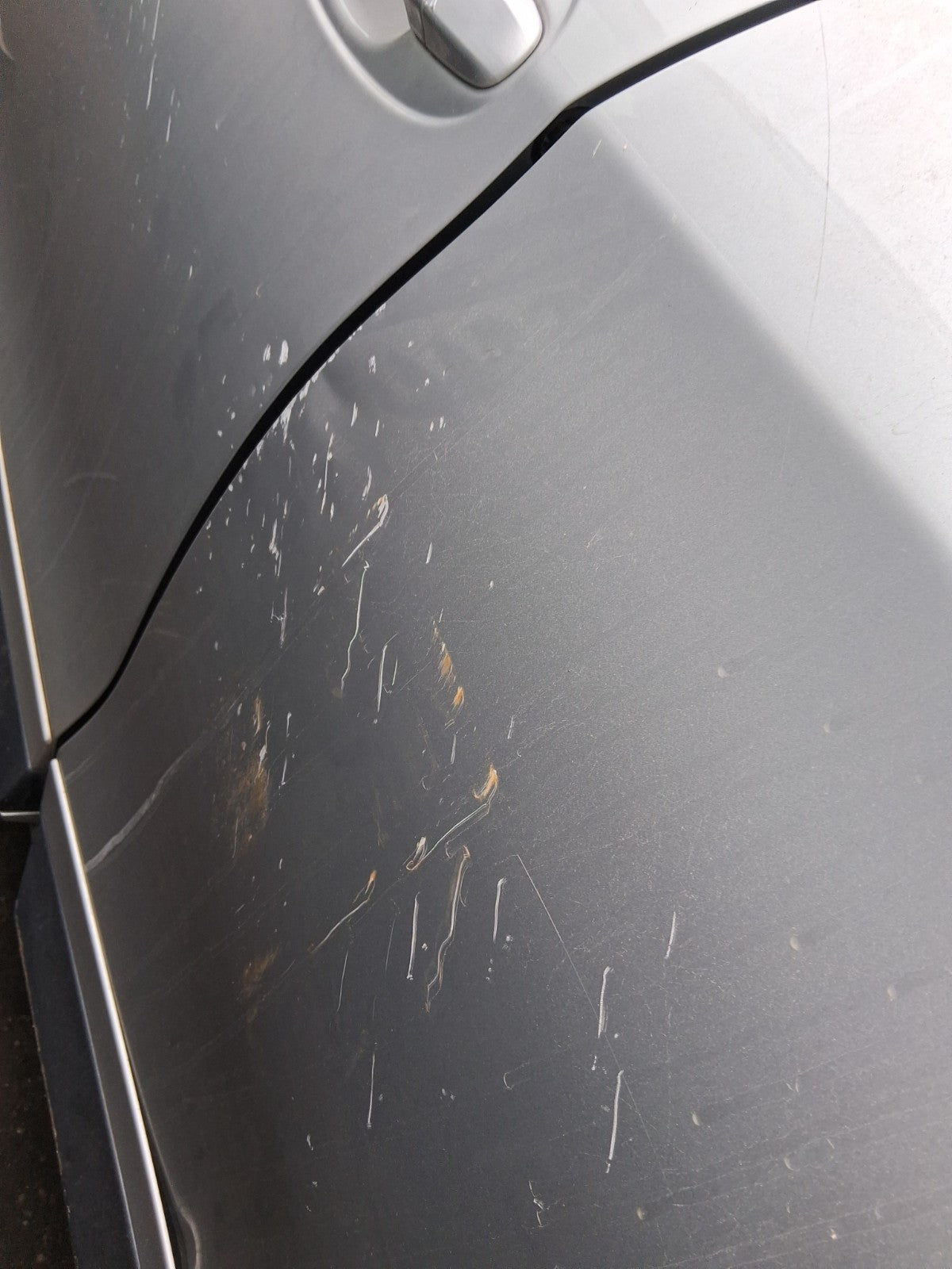 TOYOTA YARIS MK3 2019 NSR PASSENGER SIDE REAR BARE DOOR SILVER 2SN