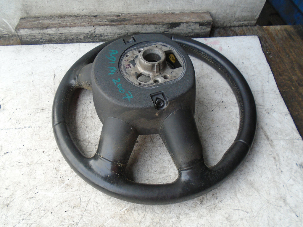 AUDI A4 2007 B7 LEATHER 4 SPOKE STEERING WHEEL