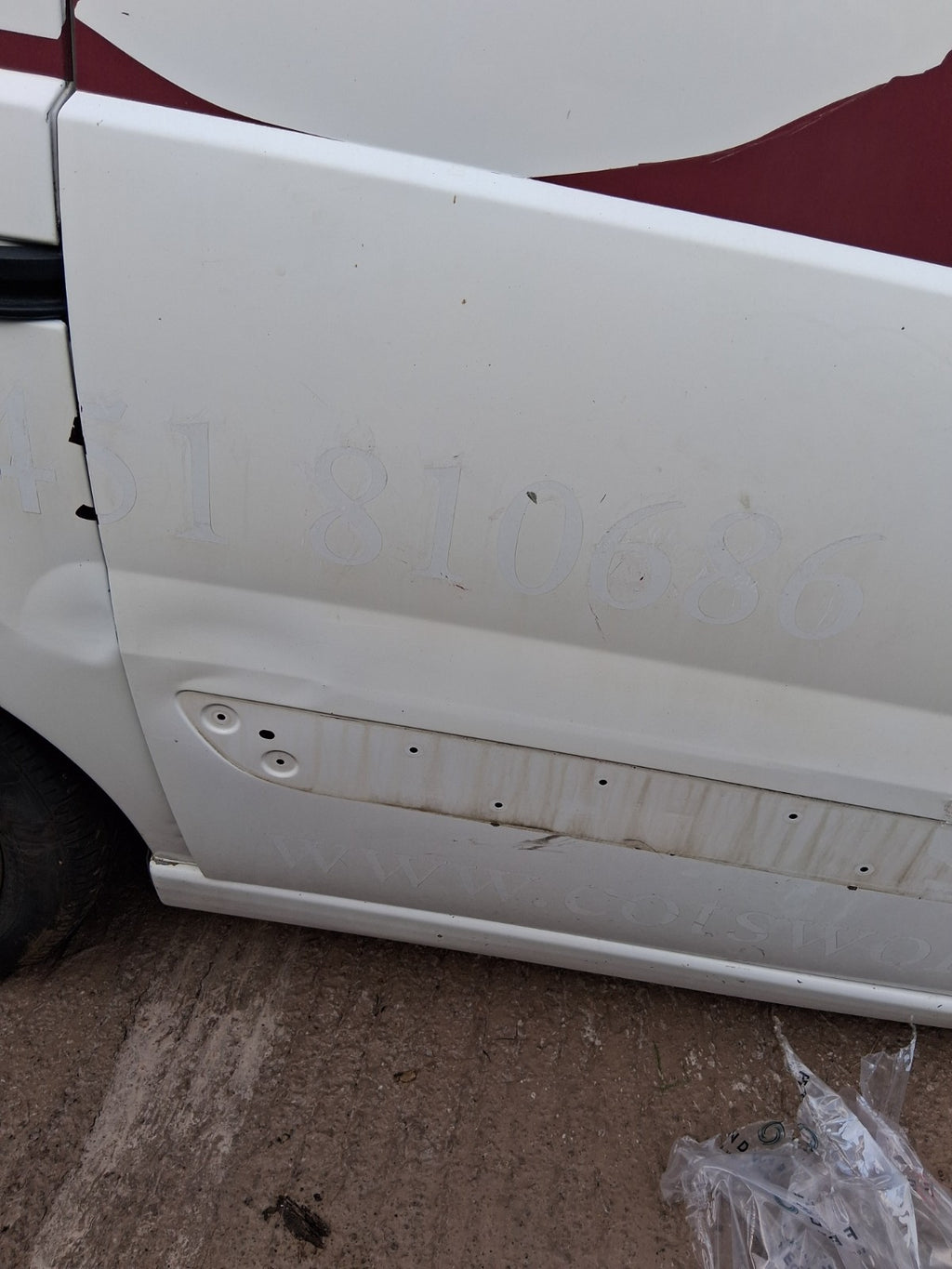 2016 CITROEN DISPATCH MK2 OS DRIVER SIDE RIGHT COMPLETE SLIDING DOOR WHITE