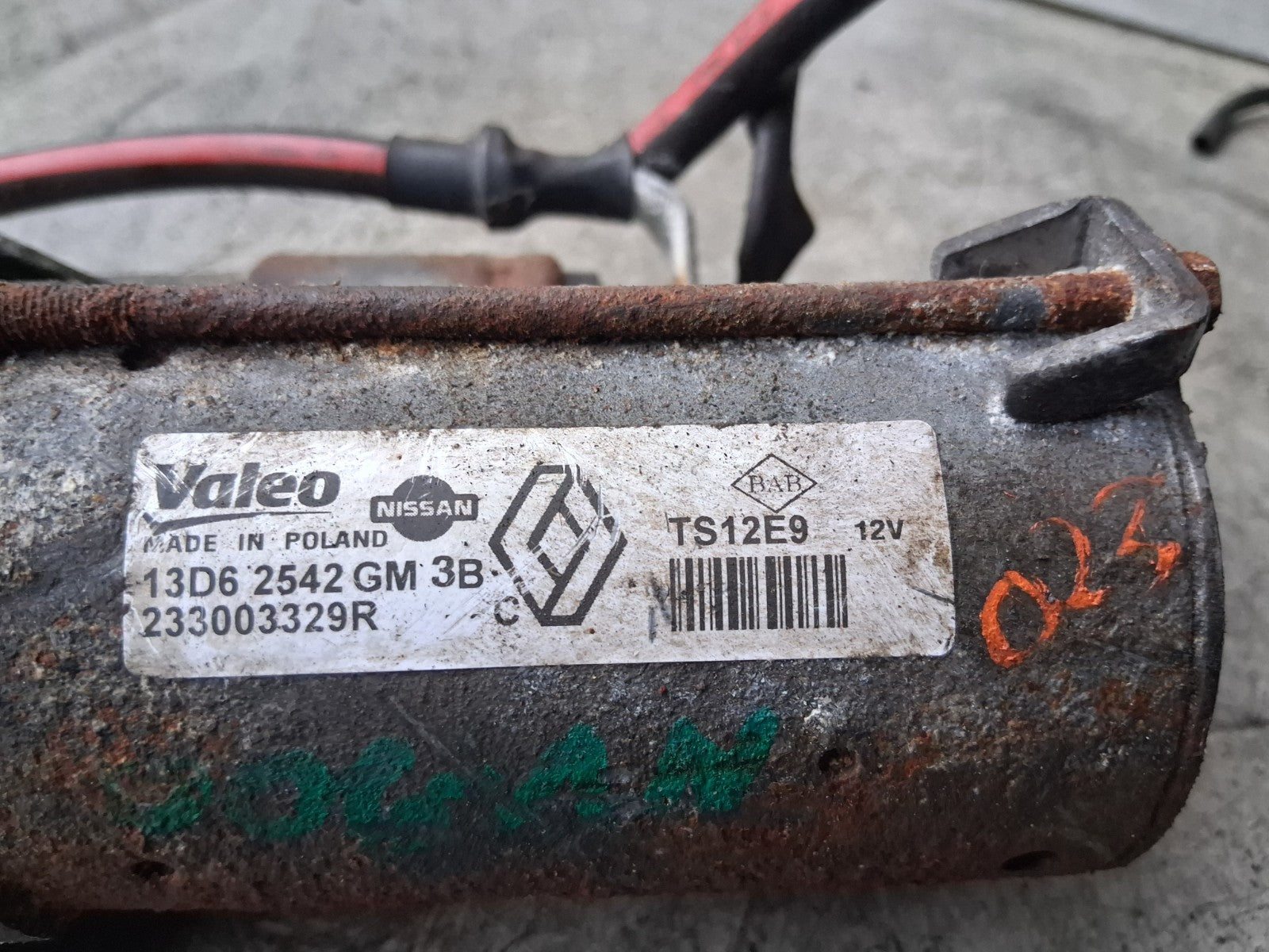 2016 DACIA LOGAN MK2 1.5 STARTER MOTOR 233003329R