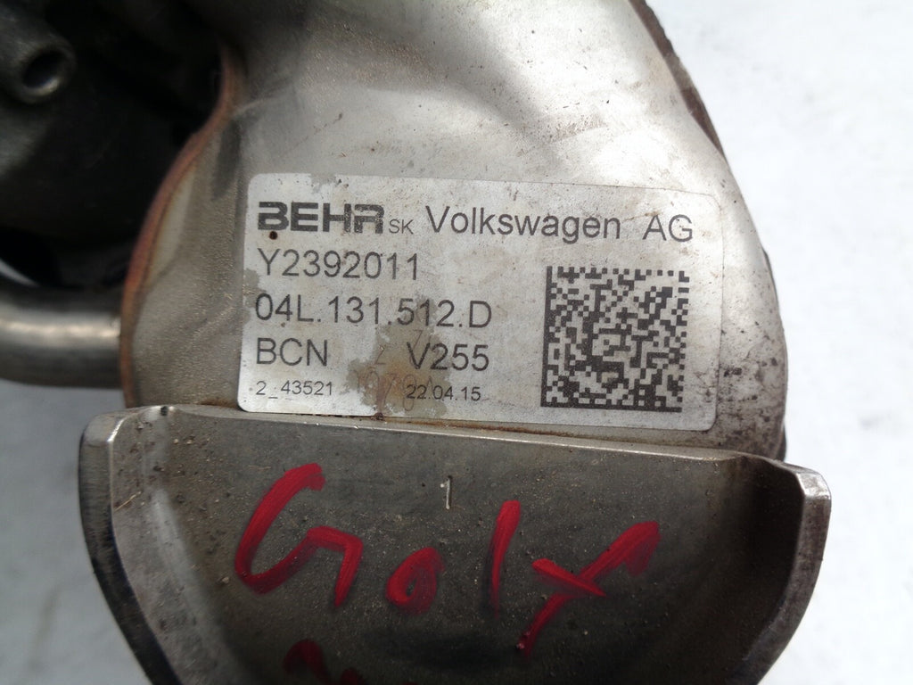 VW VOLKSWAGEN GOLF MK7  2015 1.6 TDI EGR COOLER 04L131512D