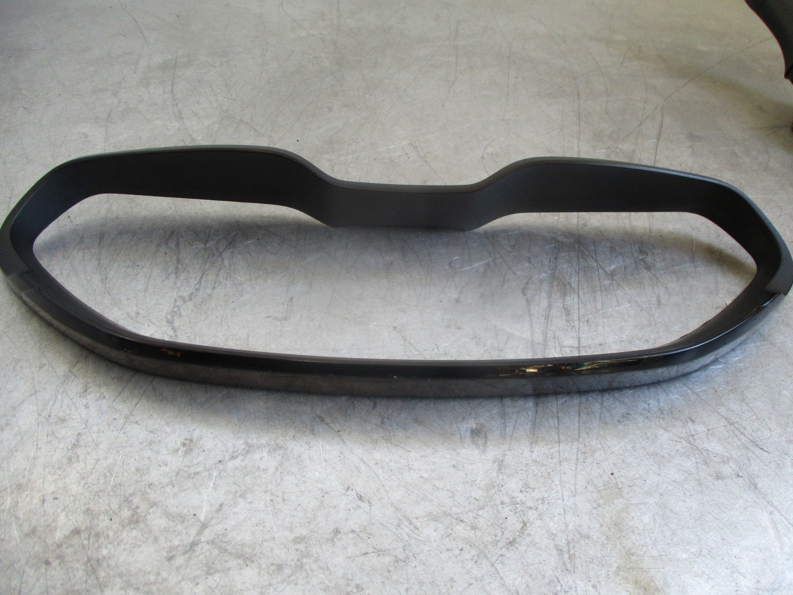PEUGEOT 208 2016 PLASTIC DASH TRIM COVER SURROUND SPEEDO CLOCKS BLACK 9673859177