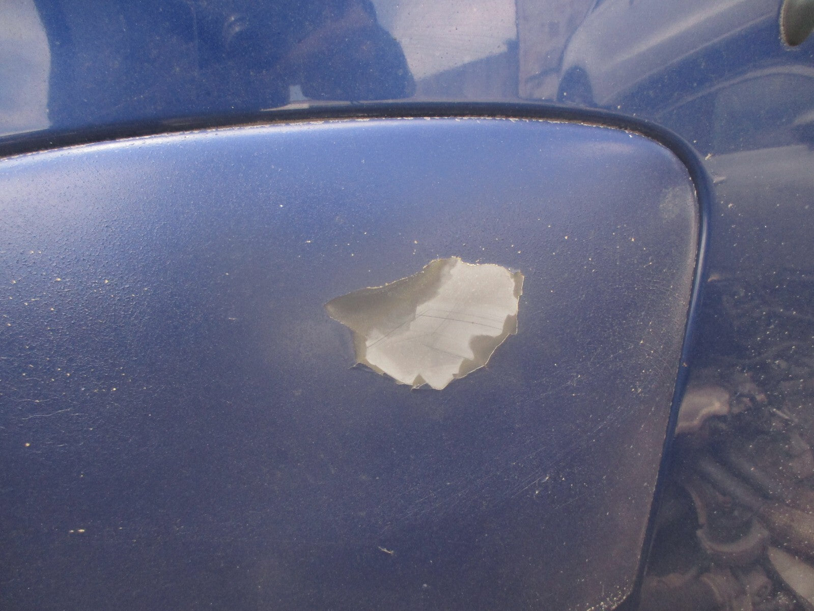 2002 NISSAN NAVARA D22 FRONT BONNET HOOD BLUE