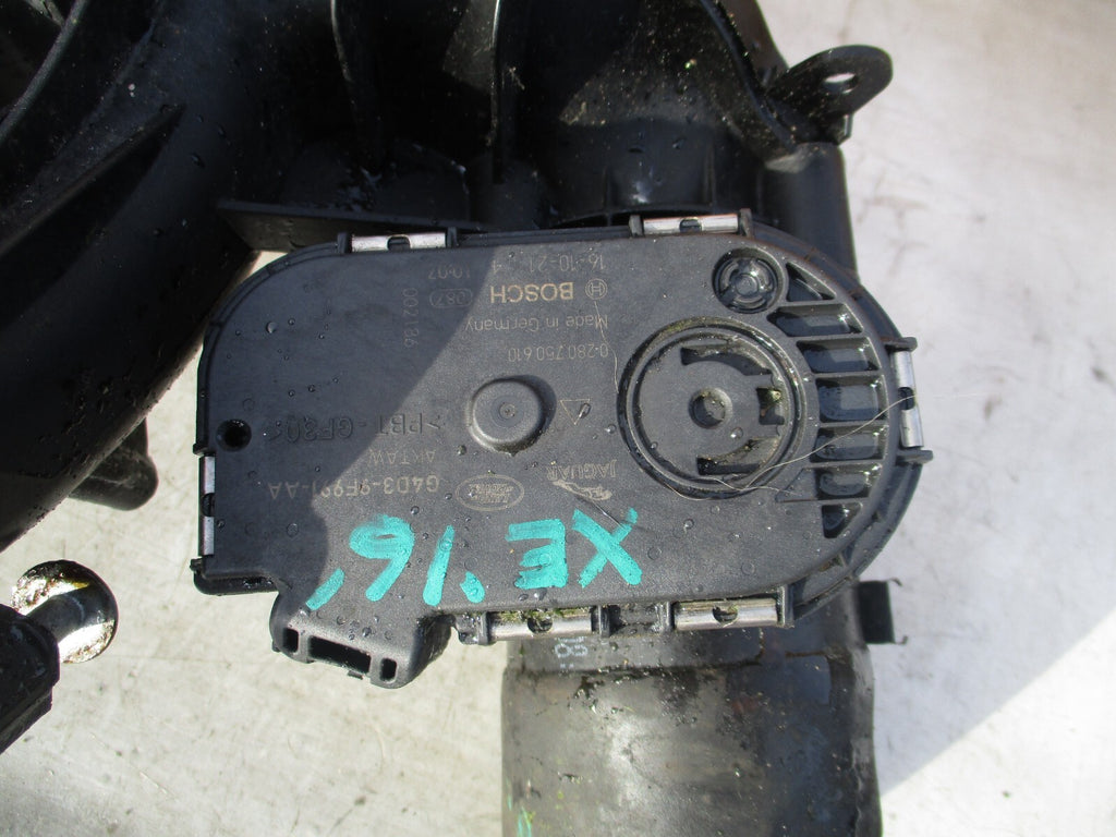 2017 JAGUAR XE X760 2.0 DIESEL THROTTLE BODY & INLET MANIFOLD G4D39F991AA
