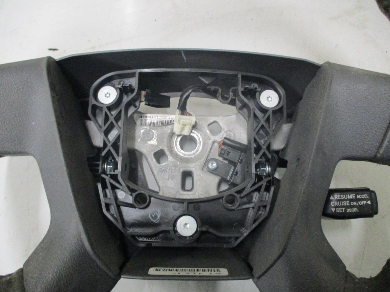 DODGE CALIBER SXT 2008 4 SPOKE STEERING WHEEL WITH SWITCH STALK CRUISE CONTROL
