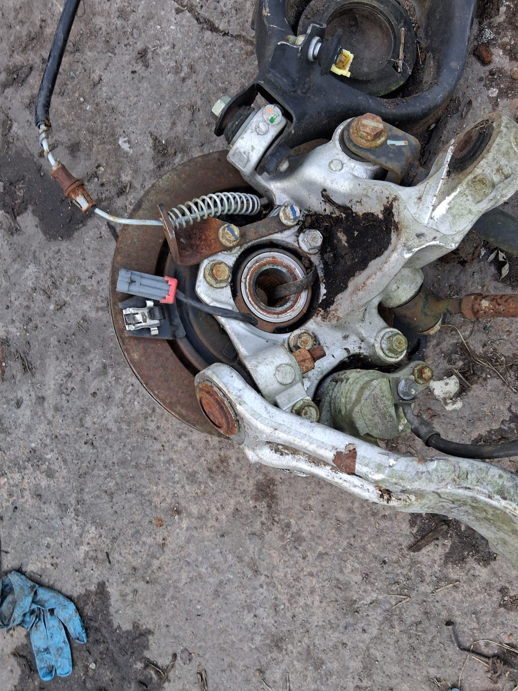 CADILLAC CTS 2007 2.79 PETROL REAR RIGHT DRIVER SIDE WHEEL HUB