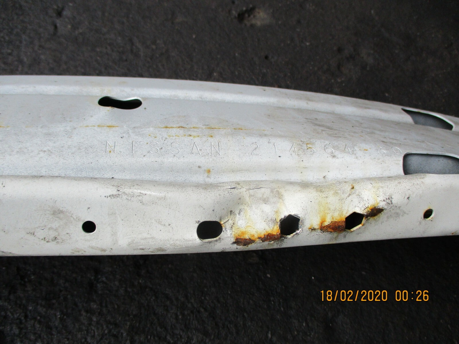 NISSAN QASHQAI J11 MK2 2018 REAR REINFORCEMENT CRASH BAR 21456480 DAMAGED