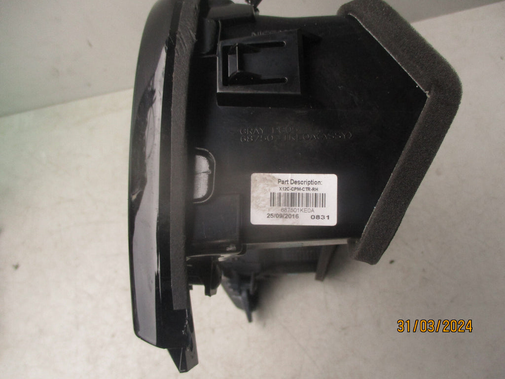 2013 NISSAN JUKE 1.5 DIESEL DASH CENTER AIR VENT X12CCPMCTRLH