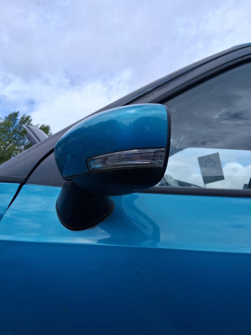 2022 SUZUKI IGNIS SZ5 NSF PASSENGER SIDE FRONT ELECTRIC WING MIRROR NEON BLUE